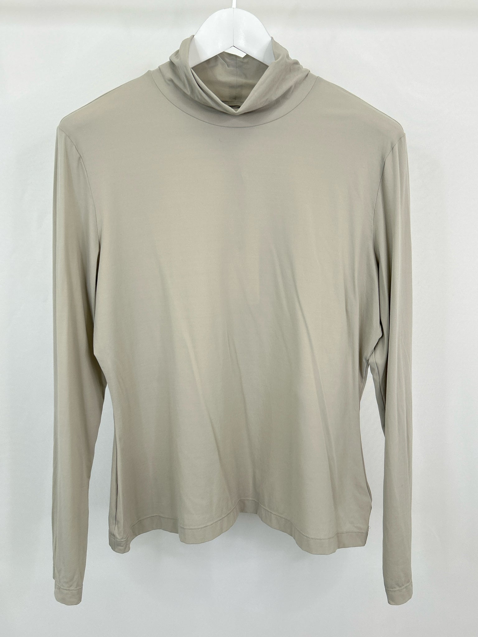 ST JOHN Size XL Platinum Women Turtleneck NWT