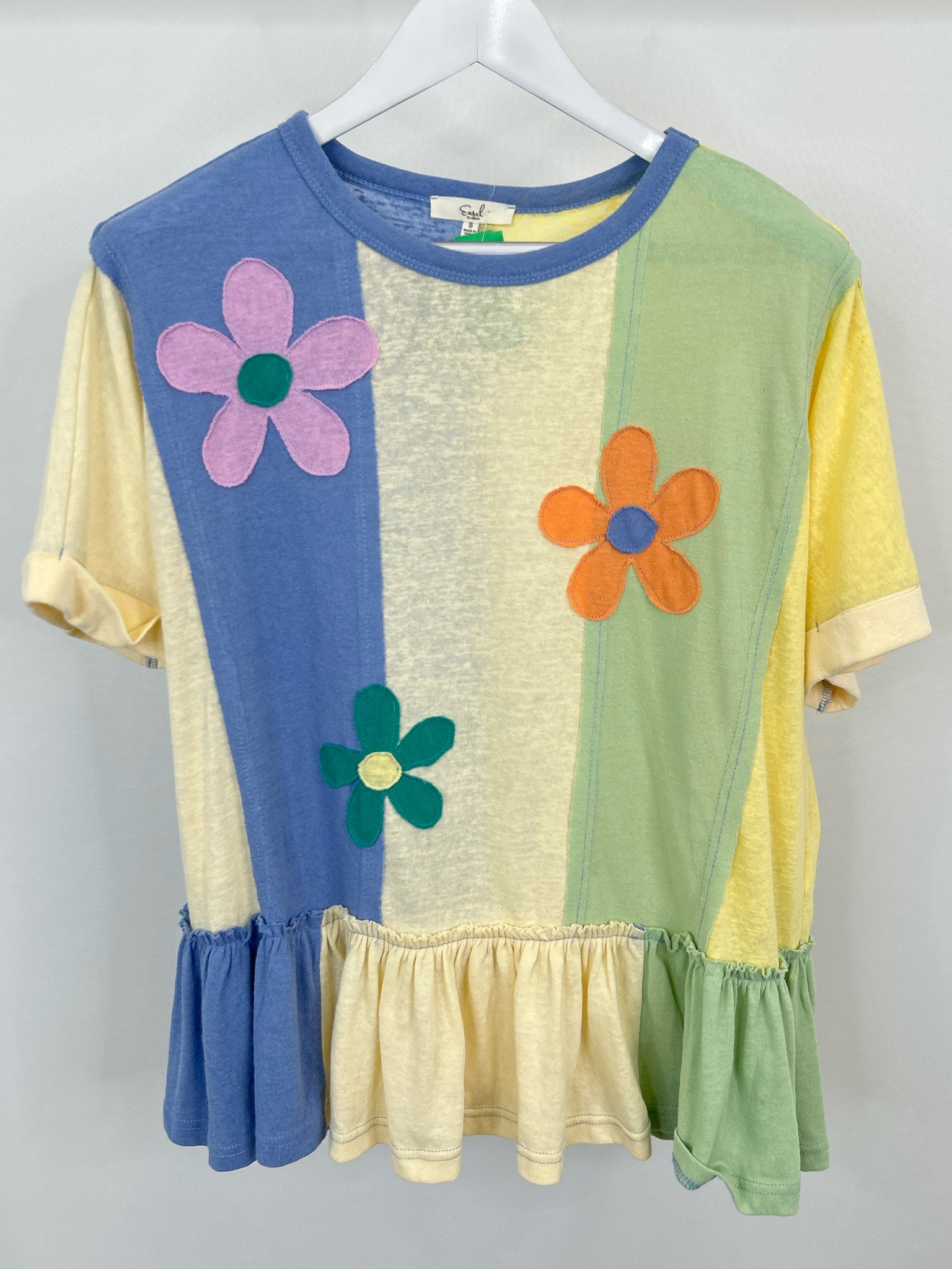 EASEL Size S Yellow and green Women Top