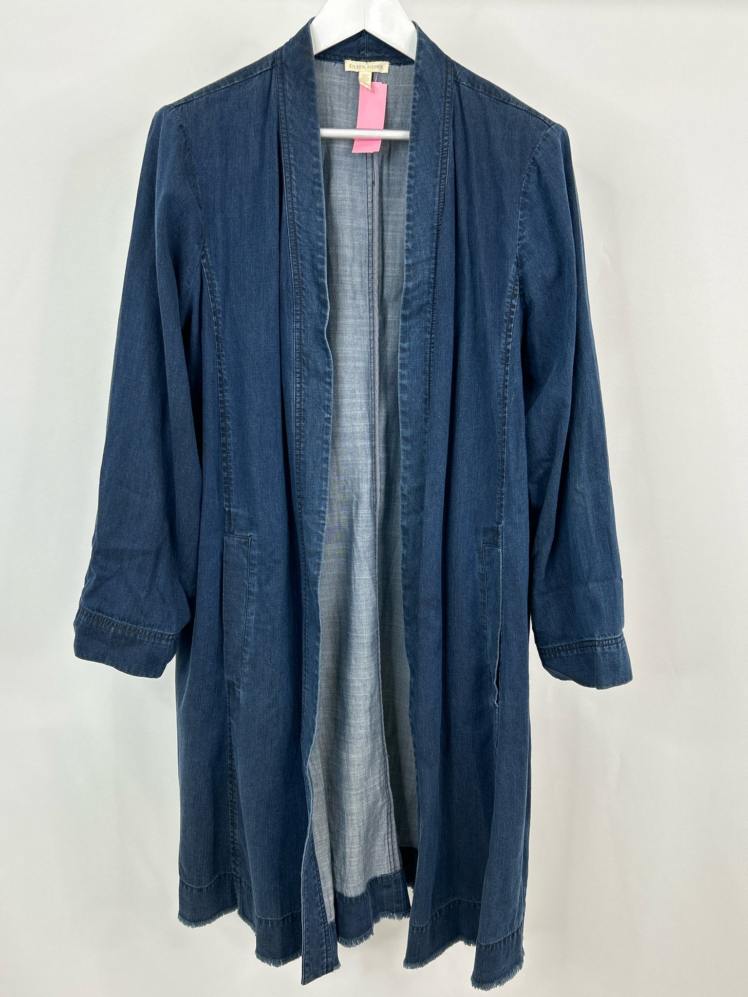 EILEEN FISHER Size XL BLUE DENIM Women Jacket
