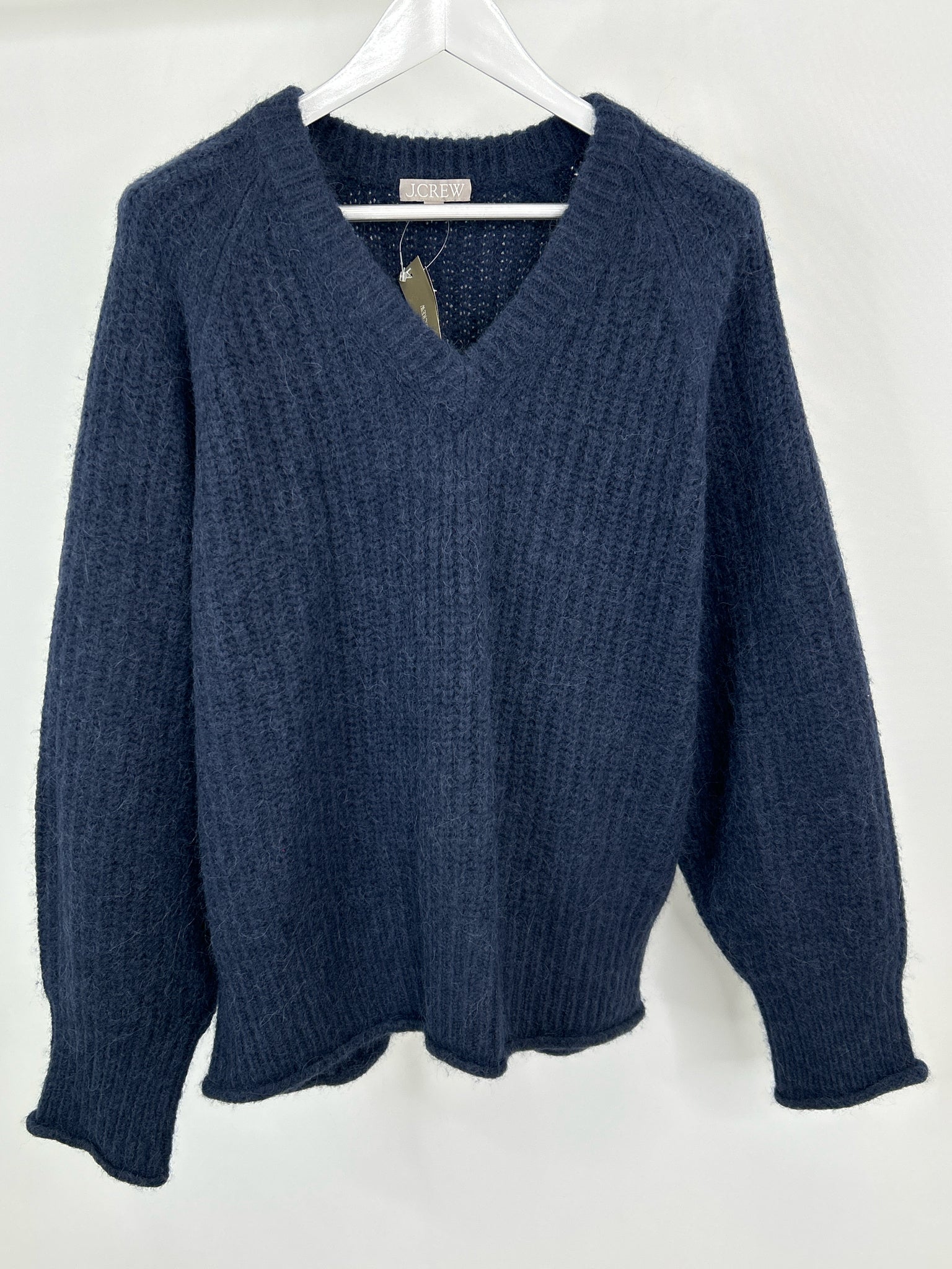 J CREW Size 2X Navy Women Sweater NWT