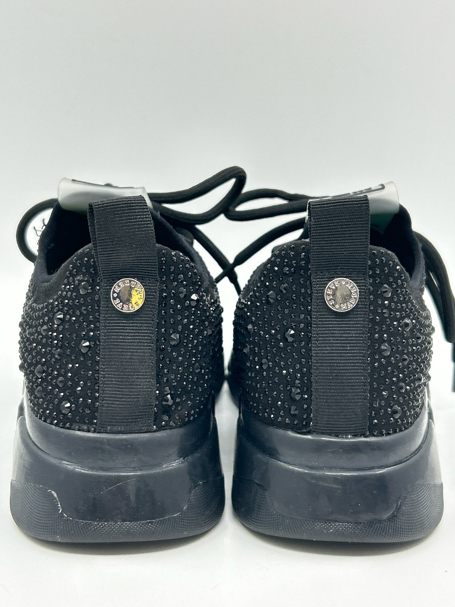 STEVE MADDEN Size 7.5M Black Women Sneakers