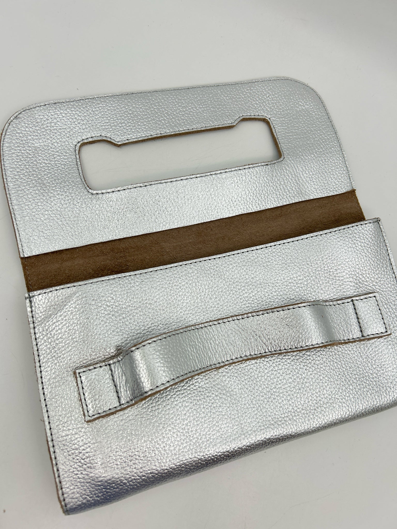 ABLE Silver Women Clutch