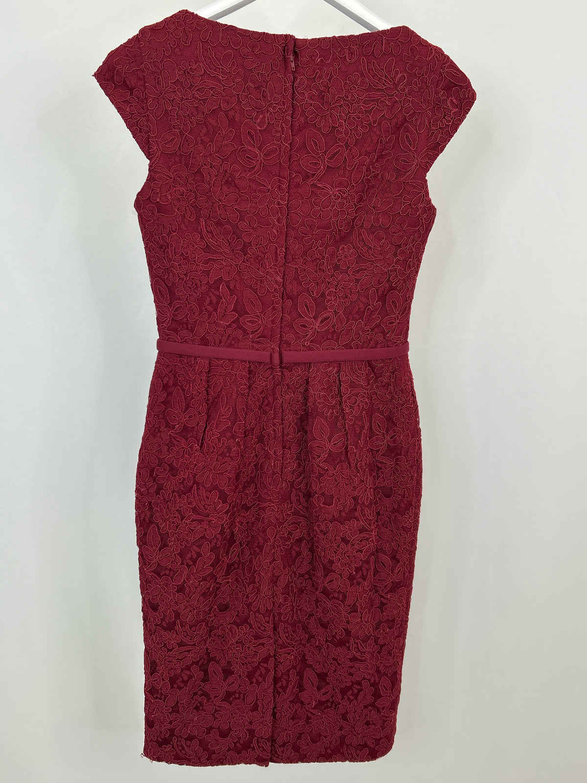 LA FEMME NWT Size 8 Burgundy Women Dress