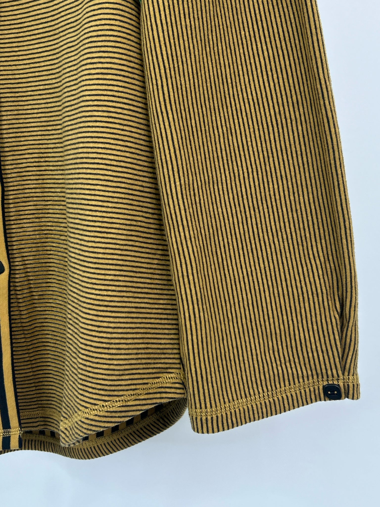 HABITAT Size S MUSTARD STRIPED Women Shirt