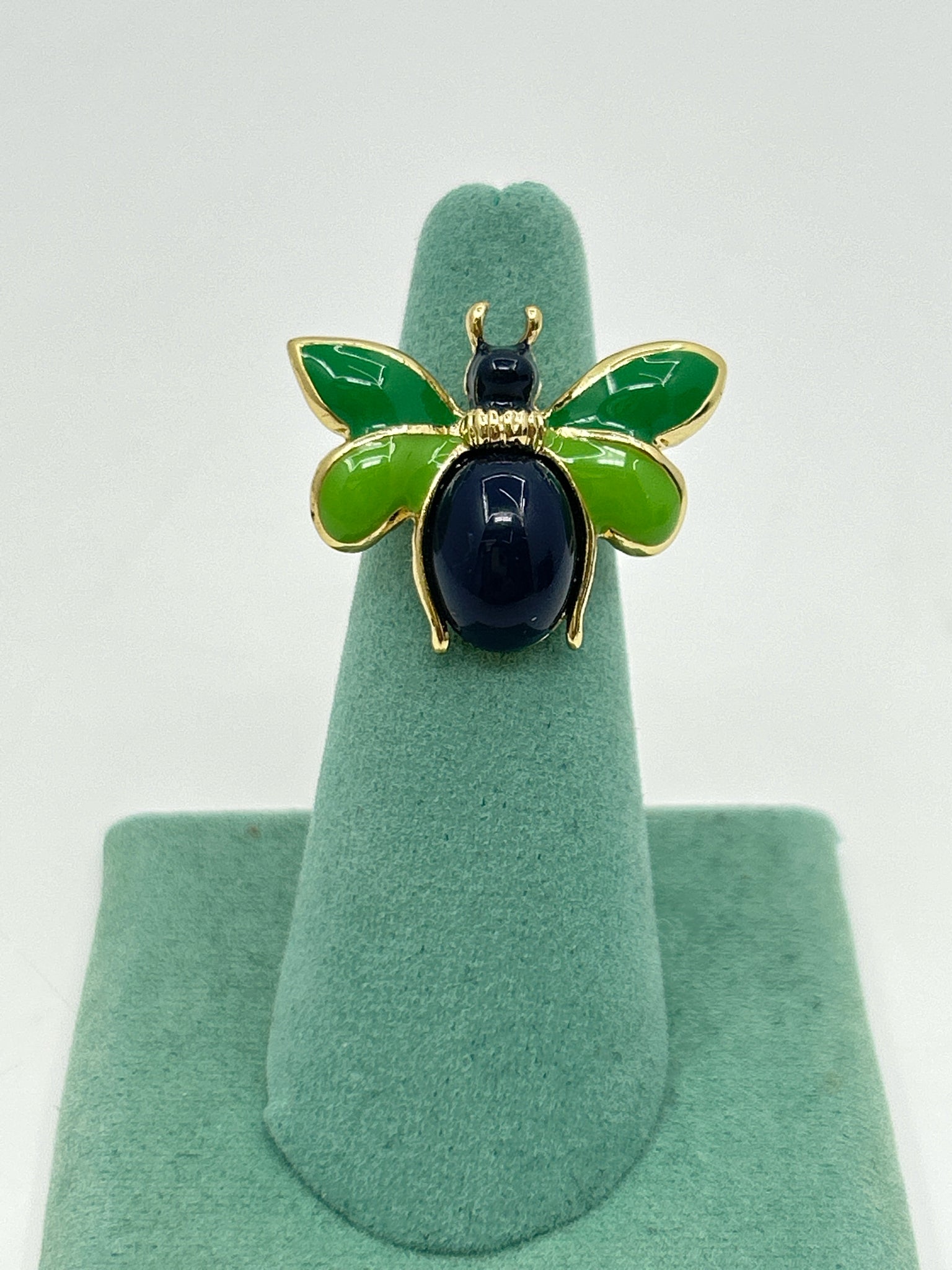 LILLY PULITZER Gold & Green Ring