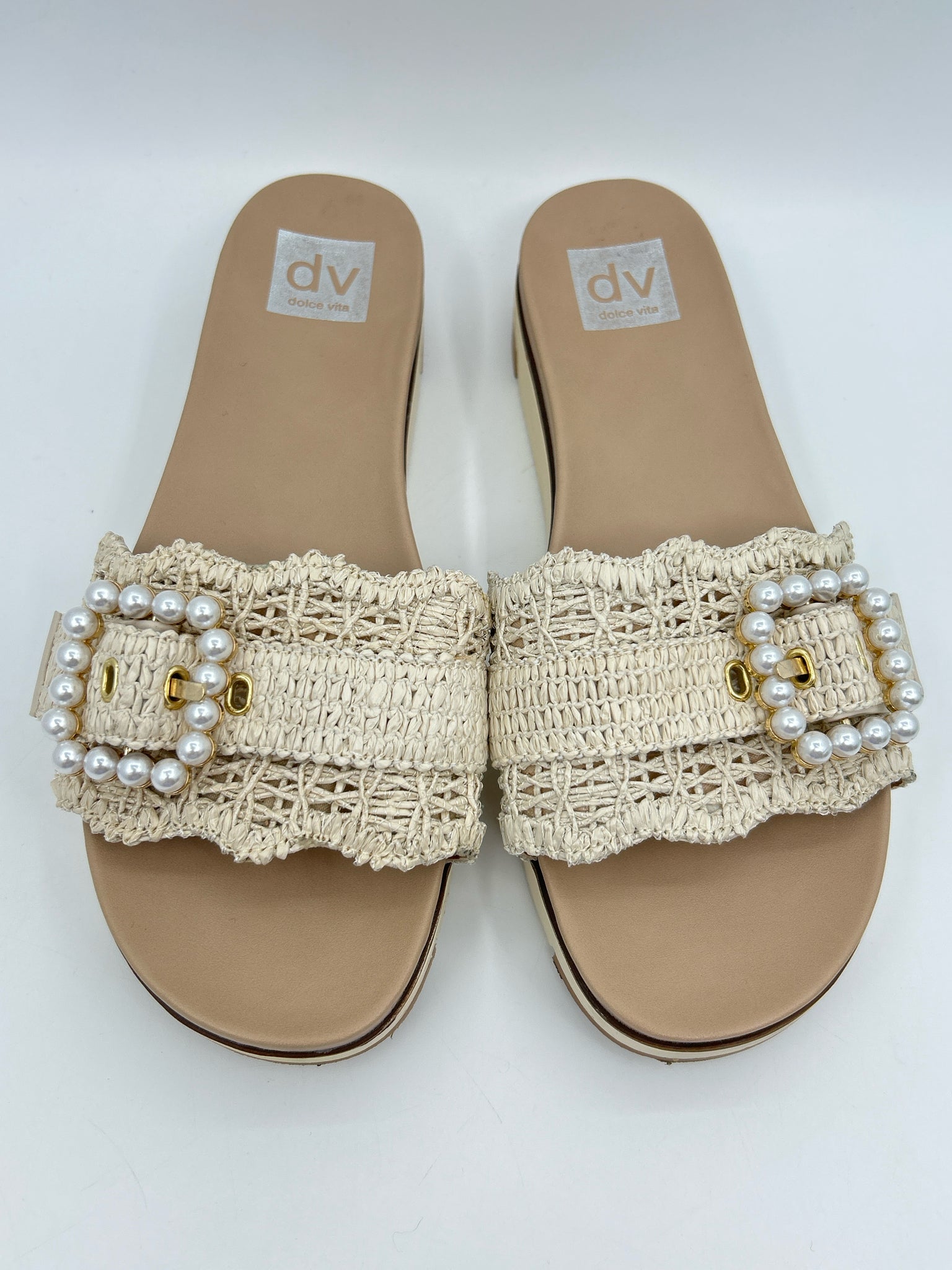 DOLCE VITA Size 8.5 Natural Women Sandal