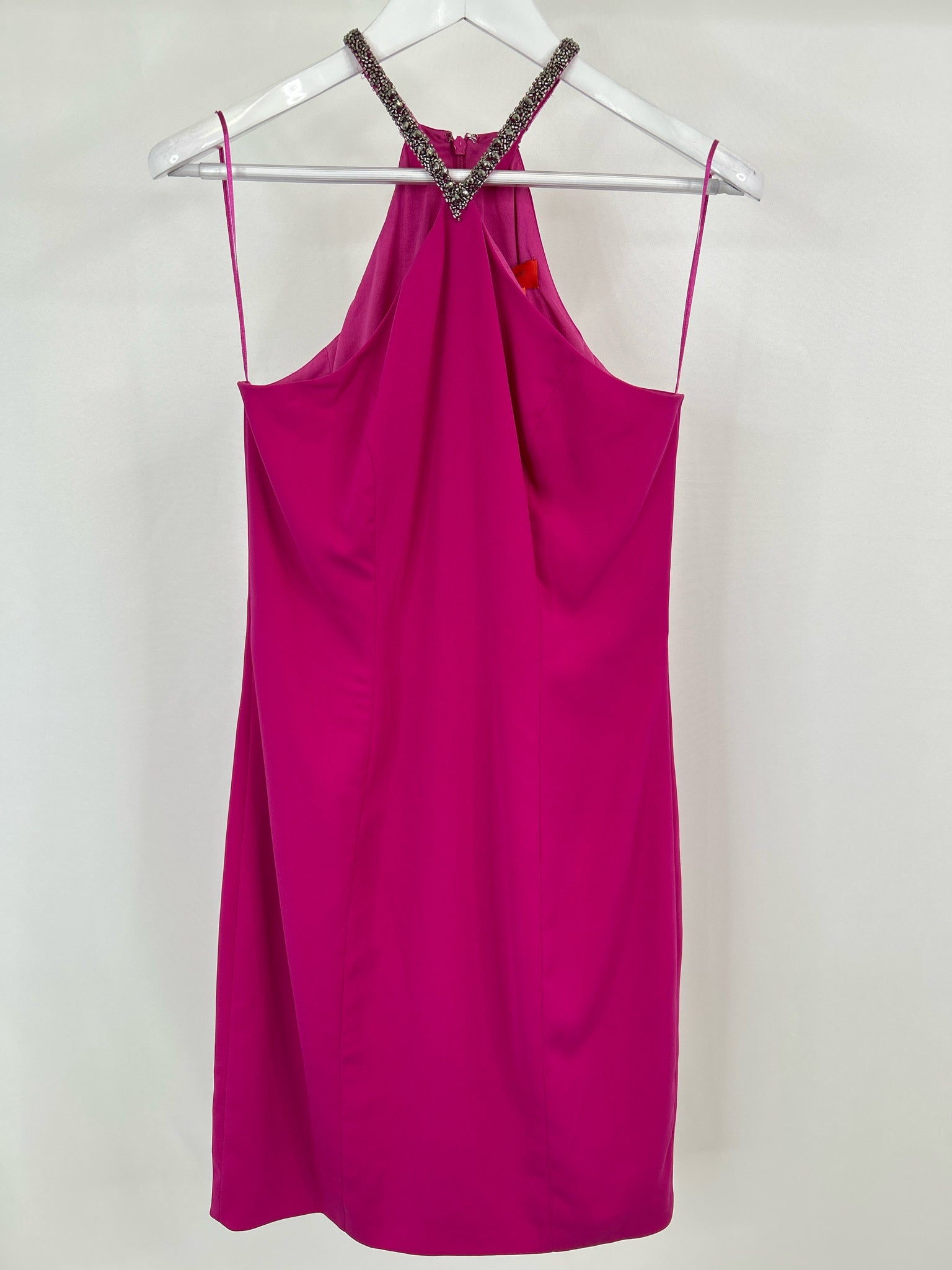 CARMEN MARC VALVO Size S/M Fuchsia Women Dress