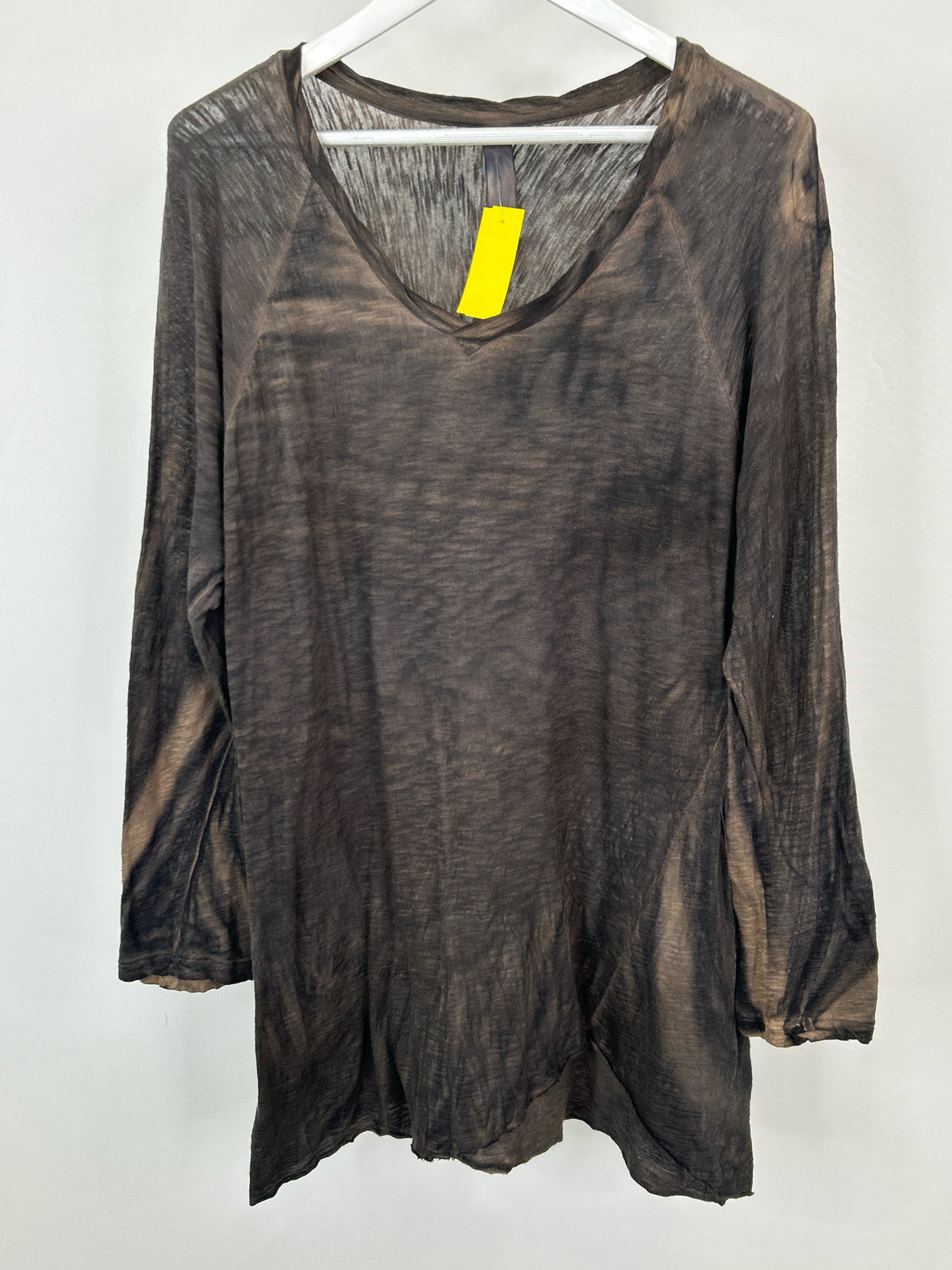 GILDA MIDANI Size L BROWN & BLACK Women Tunic