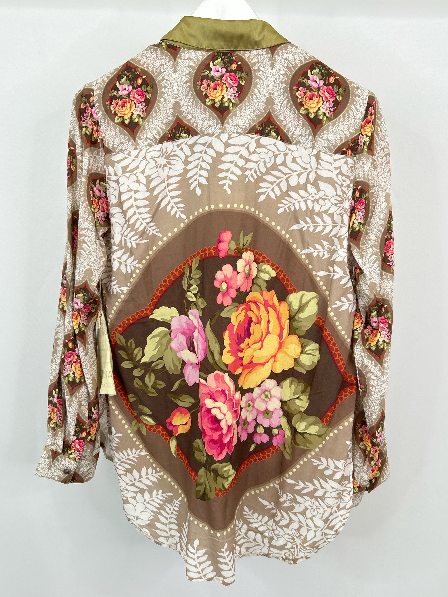 ARATTA SILENT JOURNEY Size S Brown floral Women Shirt