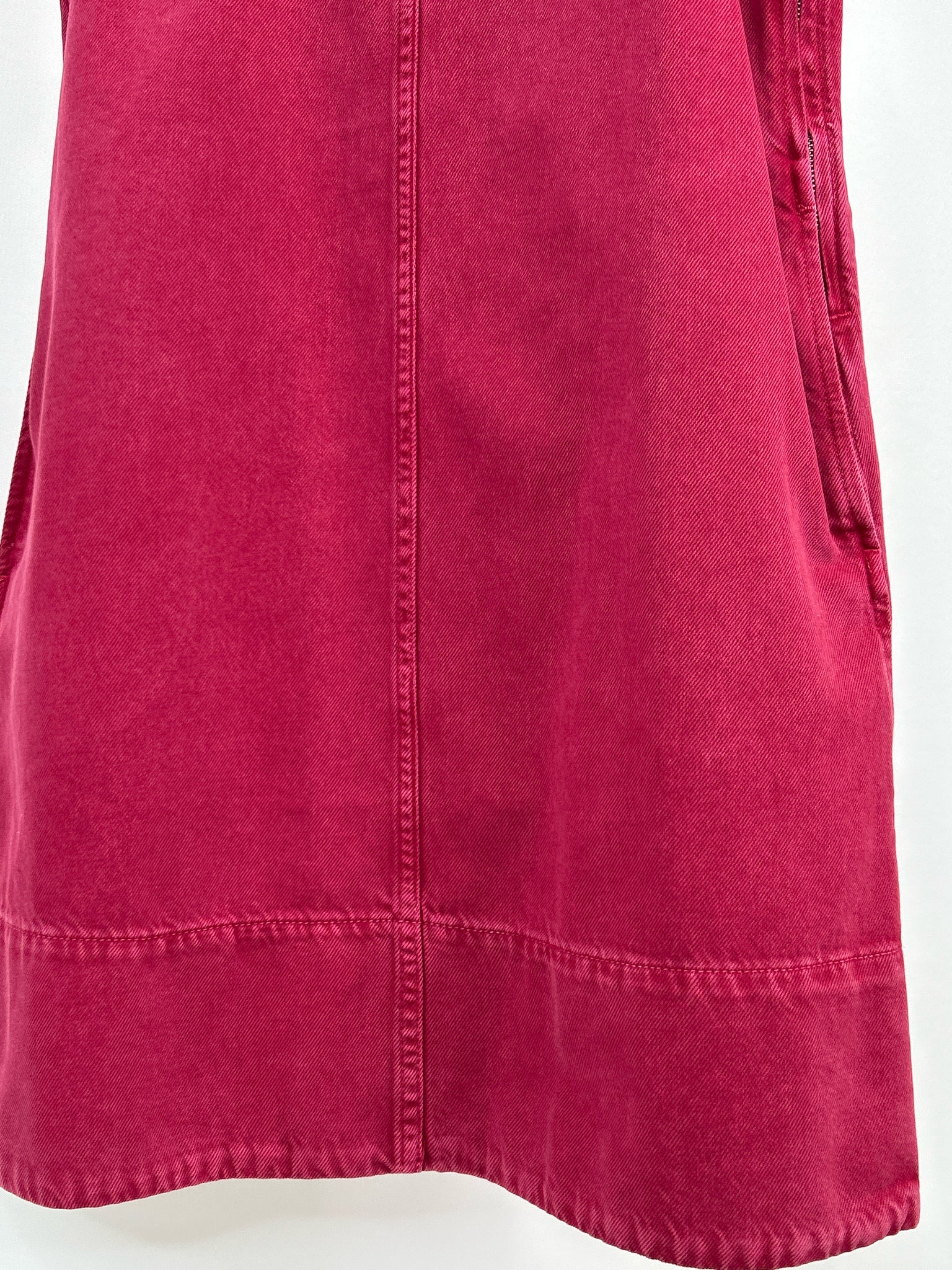 MADEWELL Size S Red Denim Women Dress