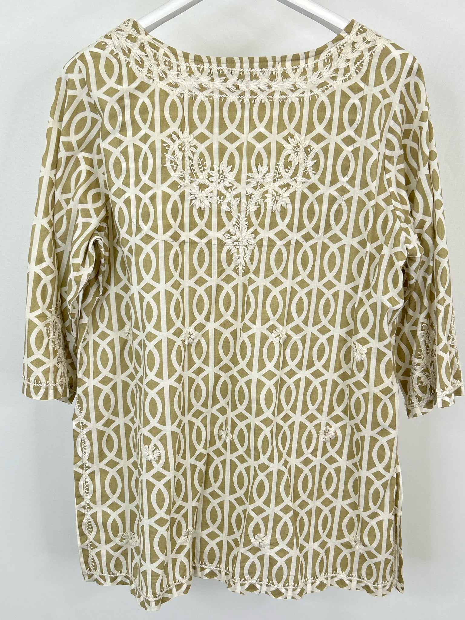 GRETCHEN SCOTT Size XL Light Olive Green Women Top