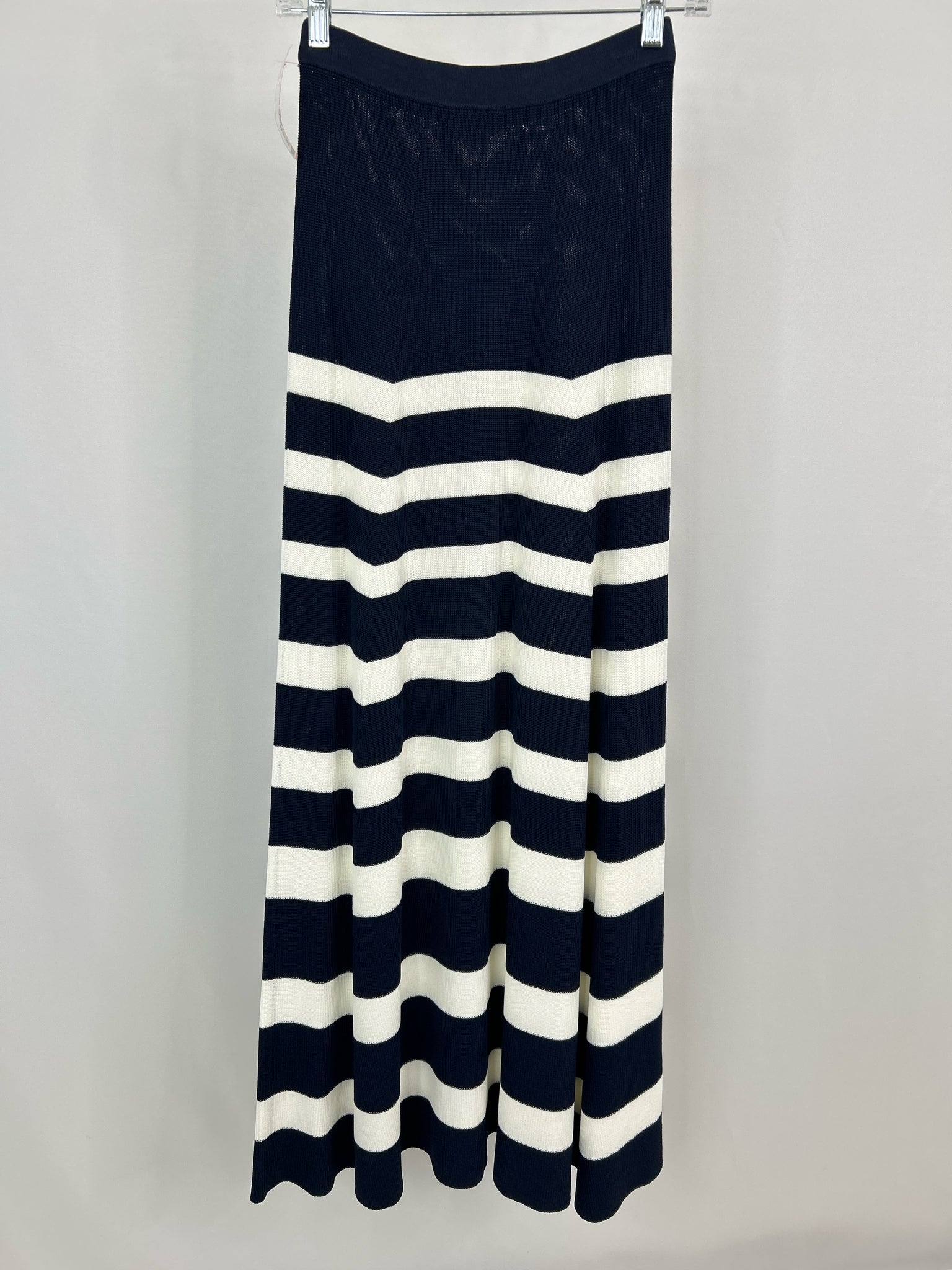 STAUD Size XS Navy and White Women Skirt NWT