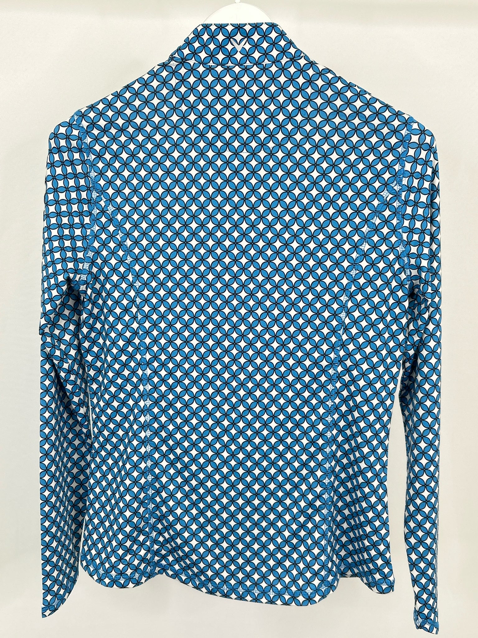 CALLAWAY Size S Blue Print Women Top