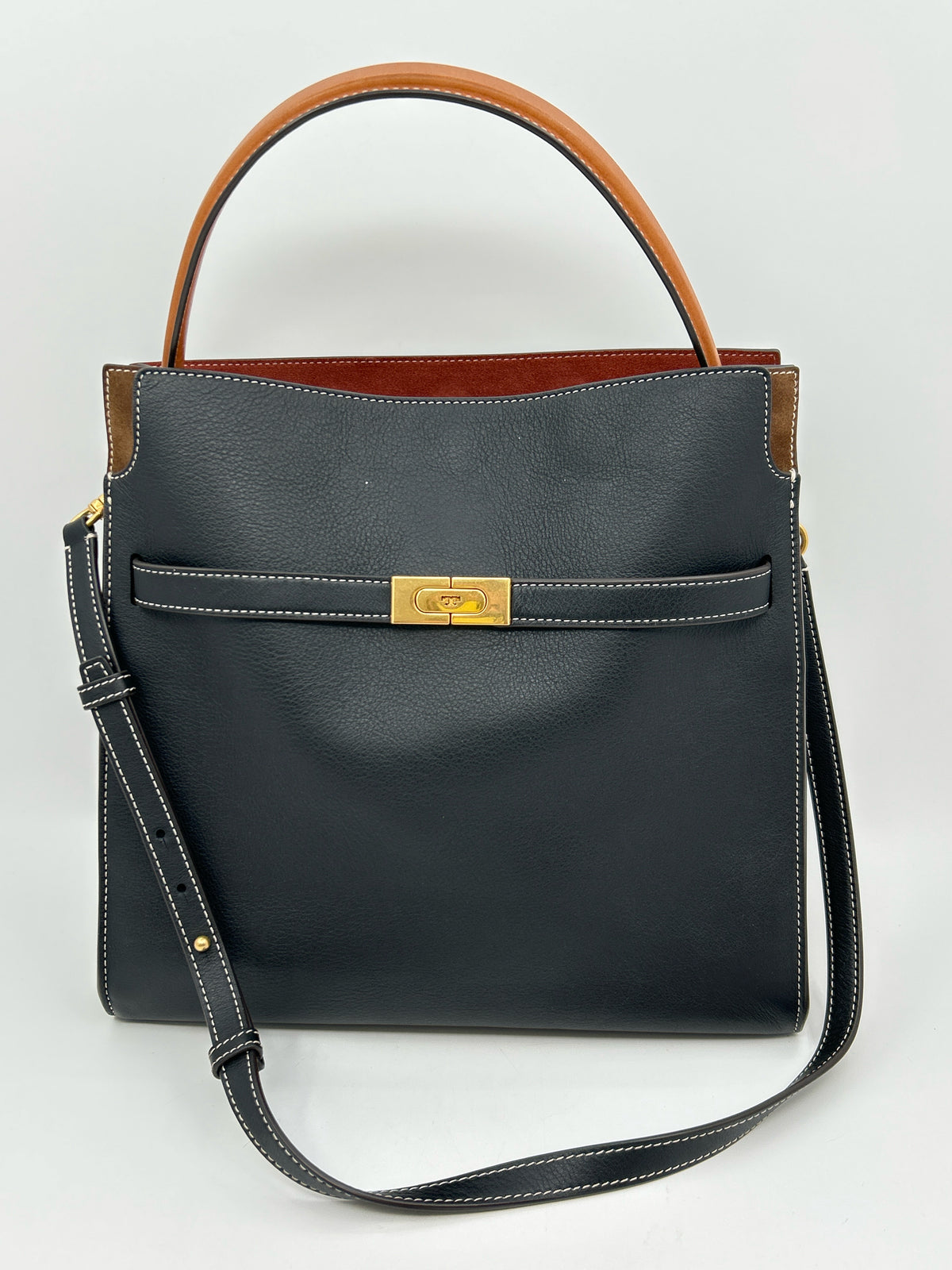 TORY BURCH Black & Brown Women Purse