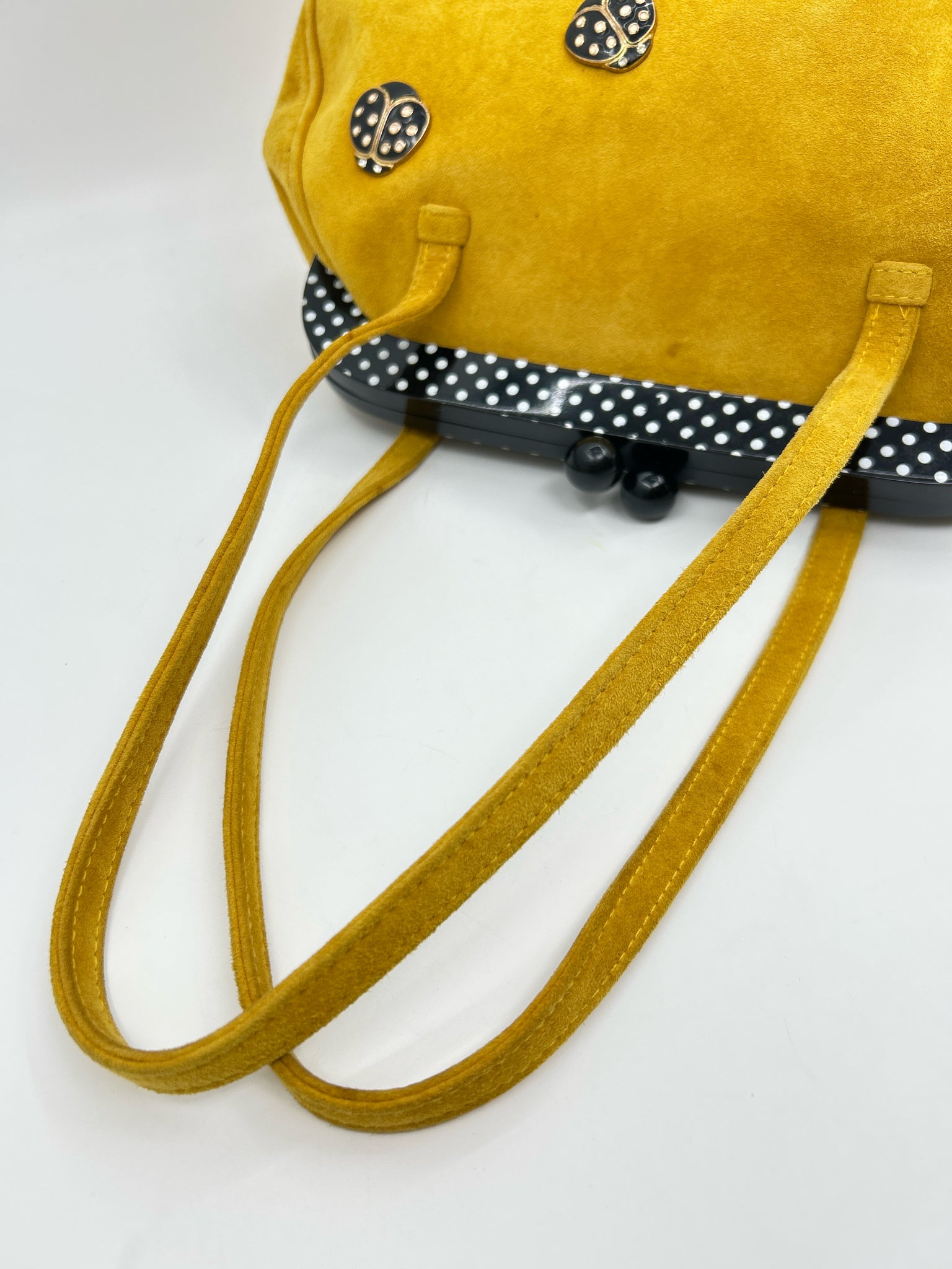 LULU GUINNESS Yellow & Black Women Purse