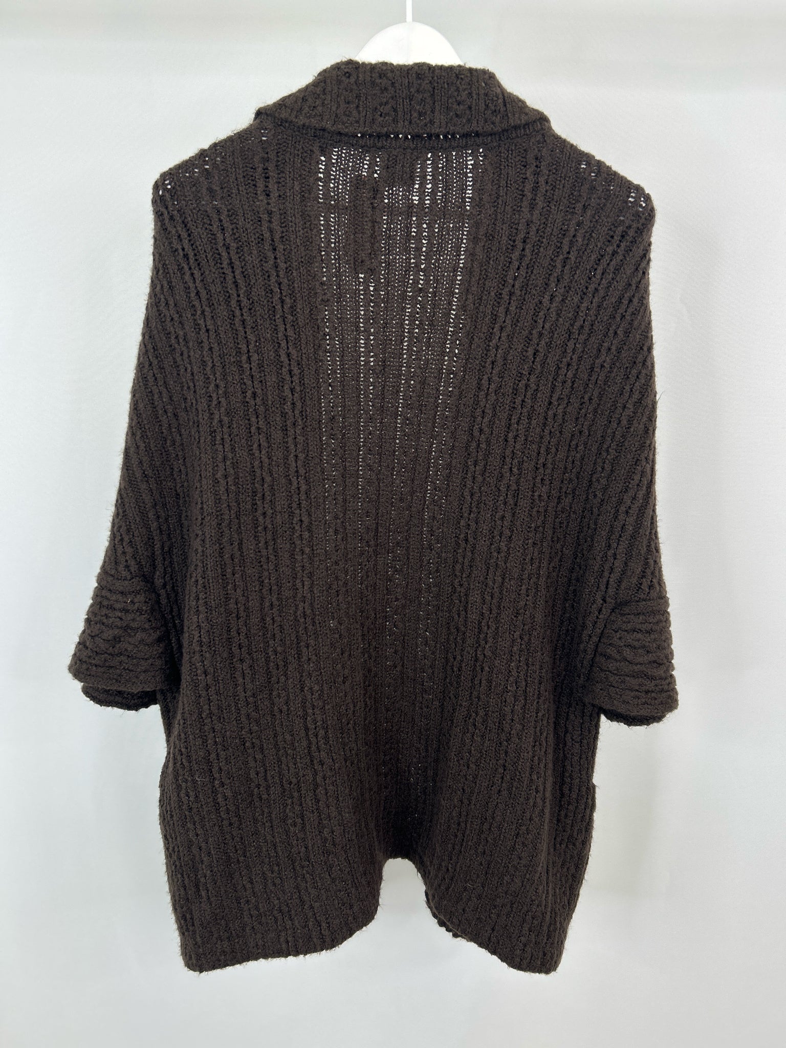 CABI Size XS/S Chocolate Brown Women Cape