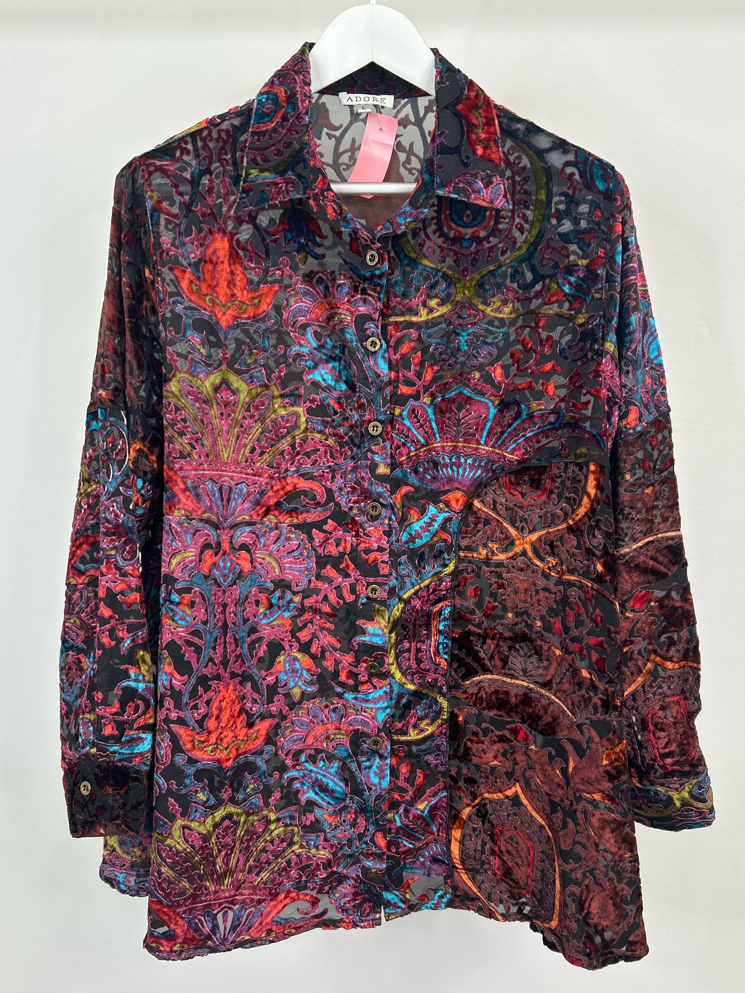 ADORE Size L Multi-Color Women Blouse
