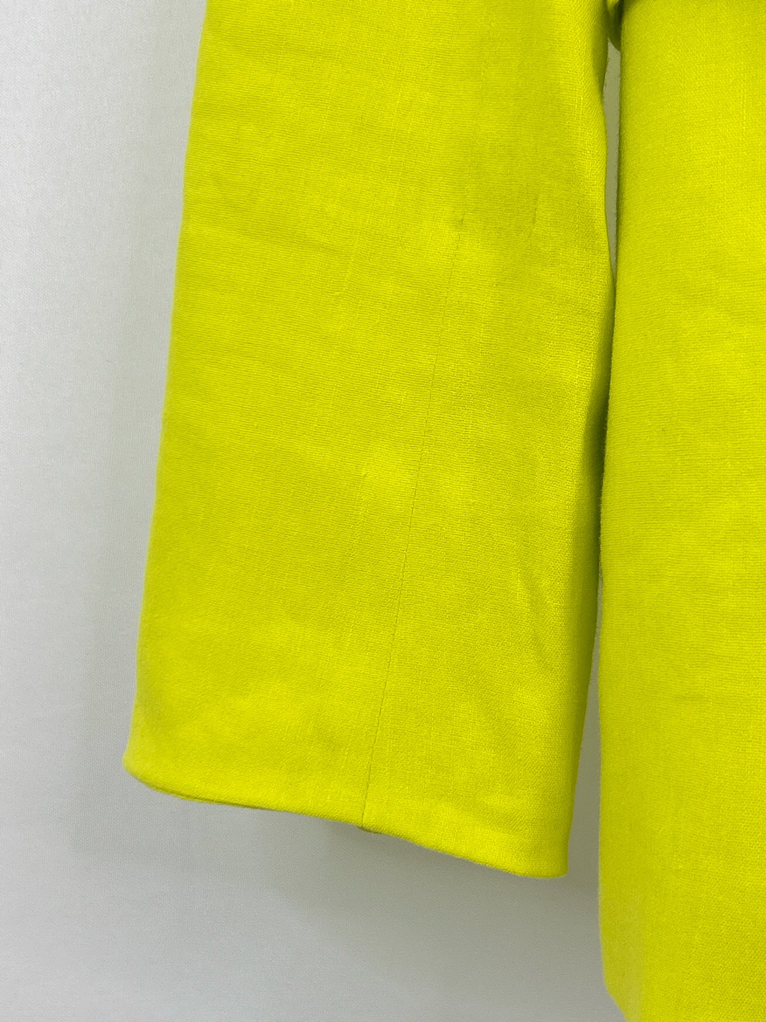 ANTONIO MELANI Size 6 Chartreuse Women Blazer