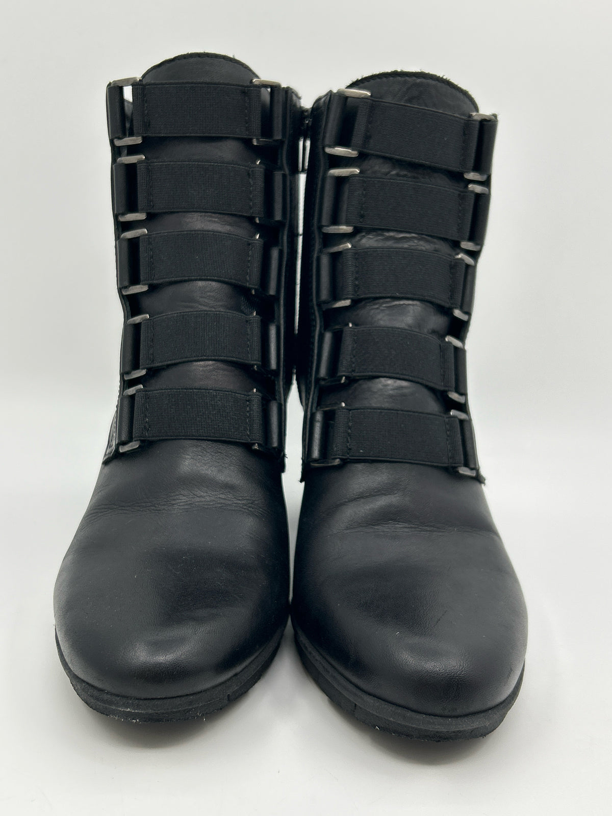 THE FLEXX Size 8 Black Women Booties