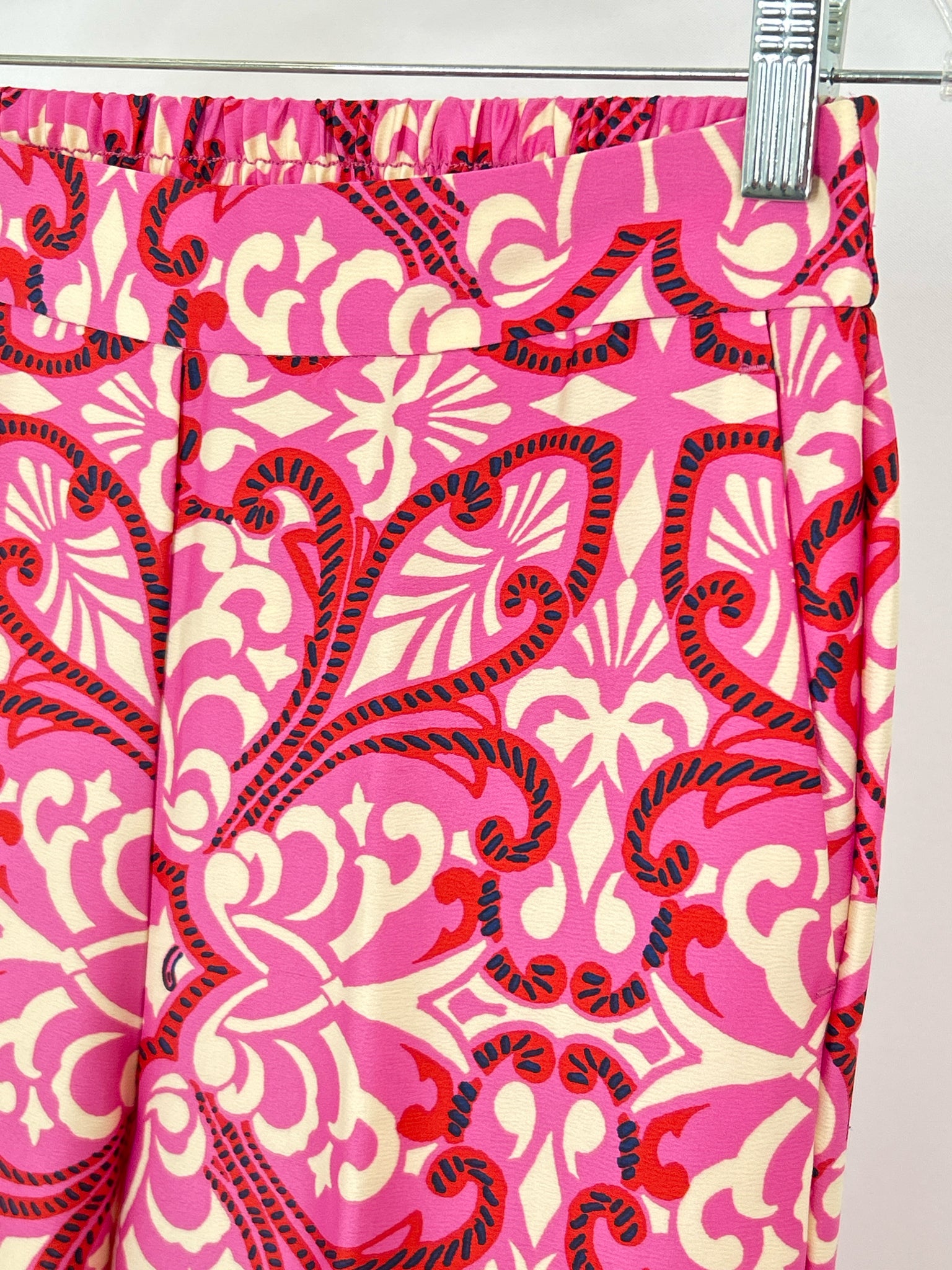 RACHEL ZOE Size S Fuschia Print Women 2-Piece w/pants