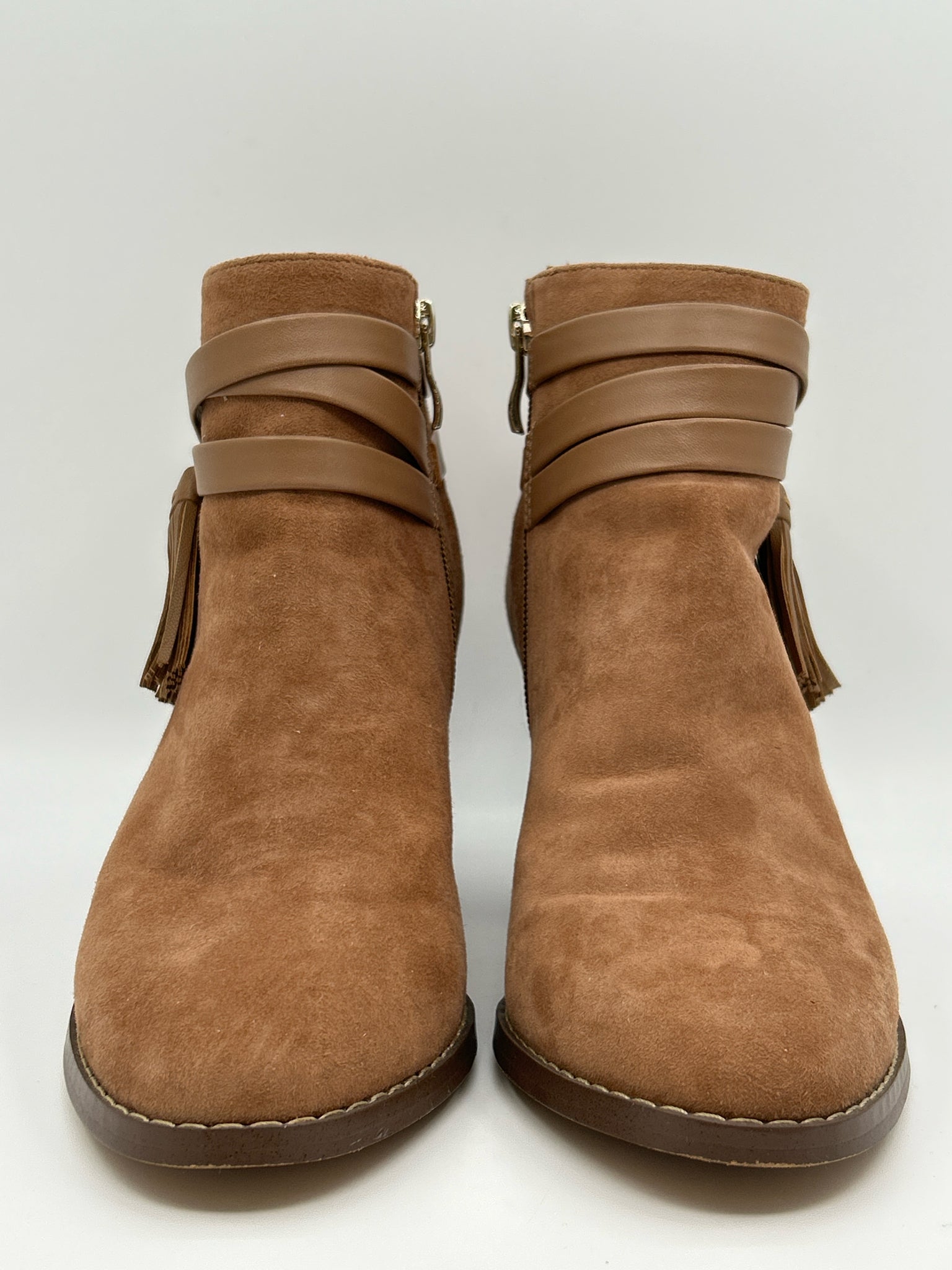 White House Black Market Size 8M Camel Women Booties