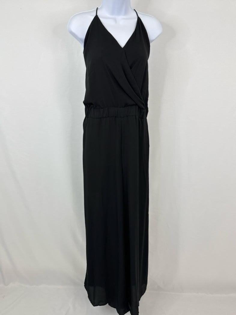 KRISA Size M Black Women Jumpsuit NWT