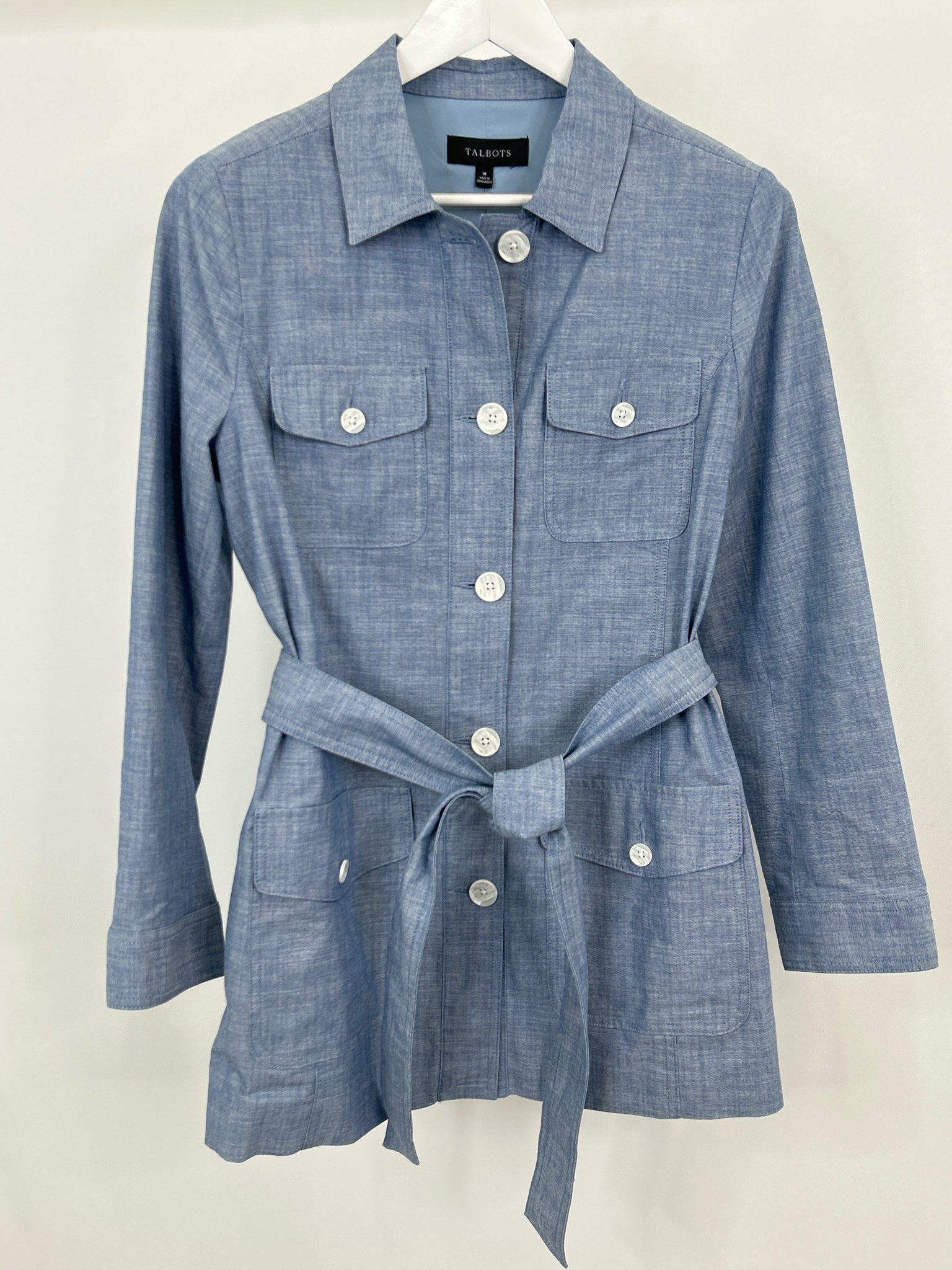 TALBOTS Size M Blue Women Jacket NWT