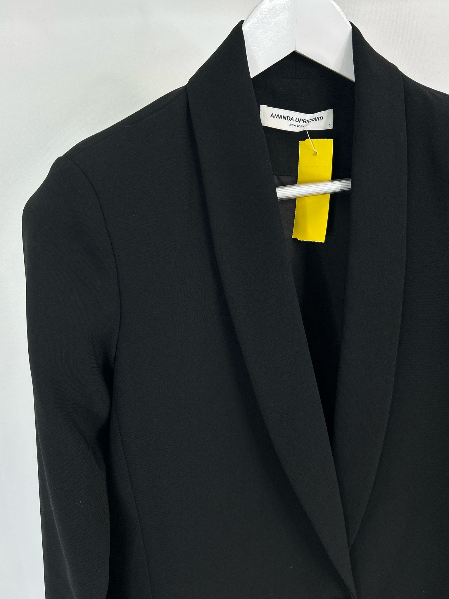 AMANDA UPRICHARD Size S Black Women Blazer