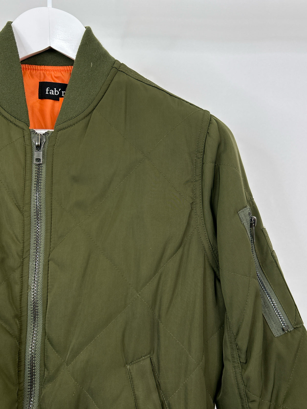 FAB'RIK Size M Green Women Jacket