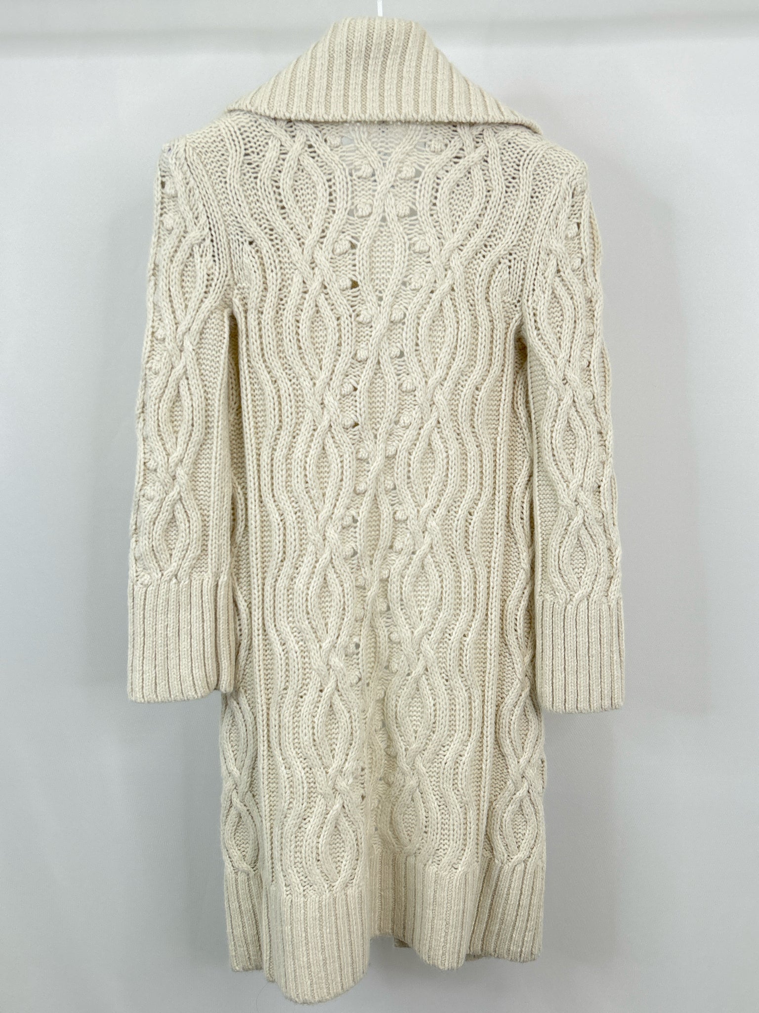LOU & GREY Size XS Ivory Women Cardigan