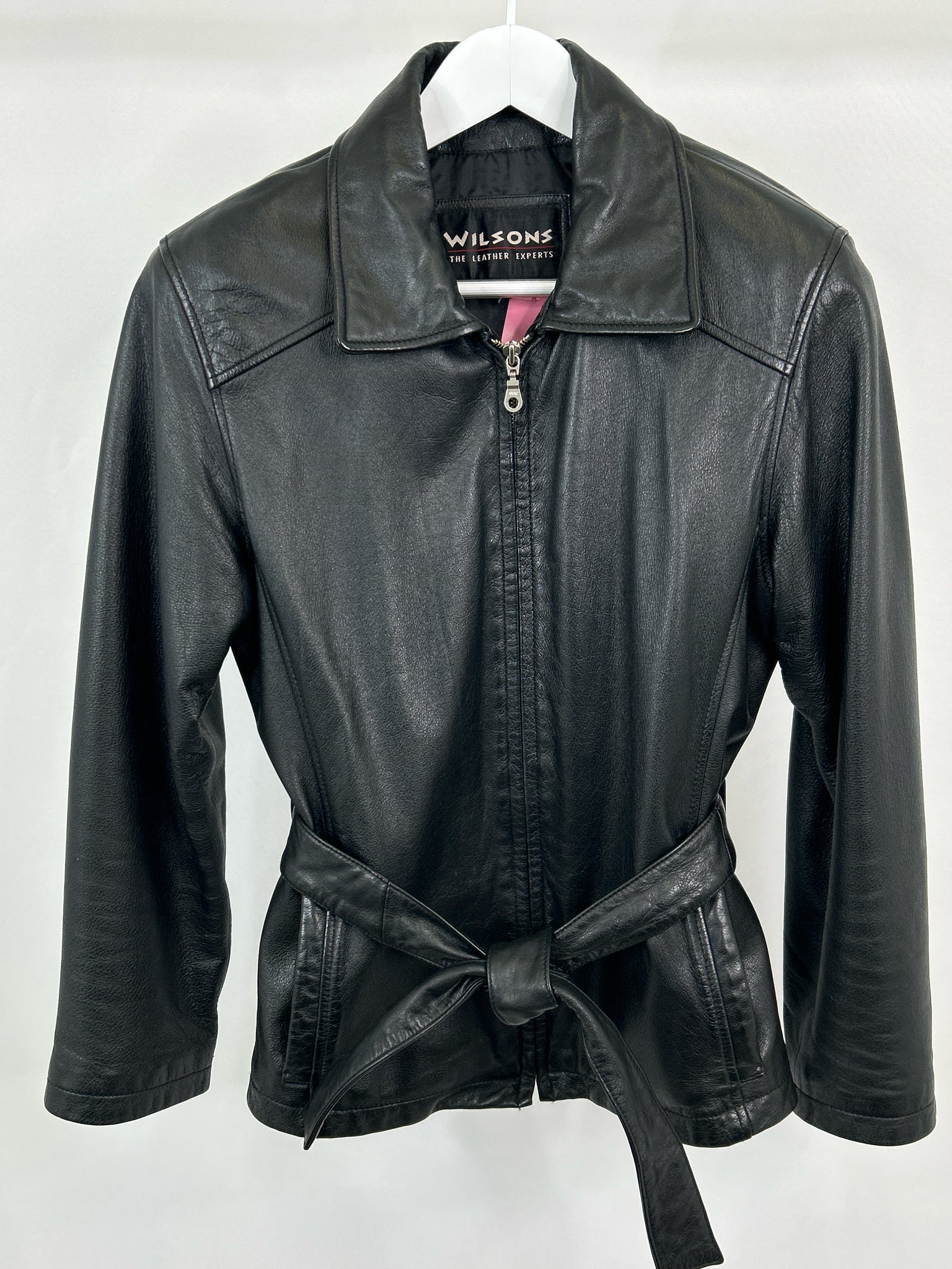 WILSONS LEATHER Size S Black Women Jacket