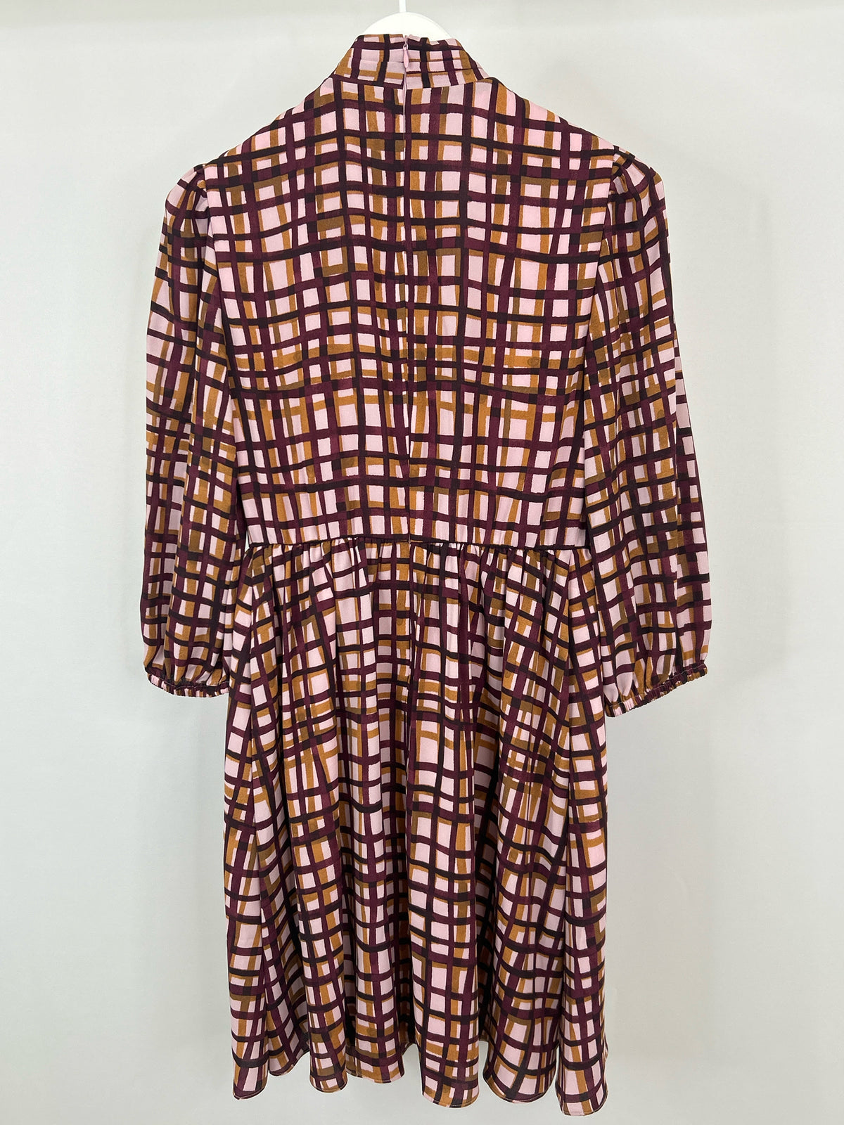 GAL MEETS GLAM Size 4 PINK AND BURGUNDY Women Dress