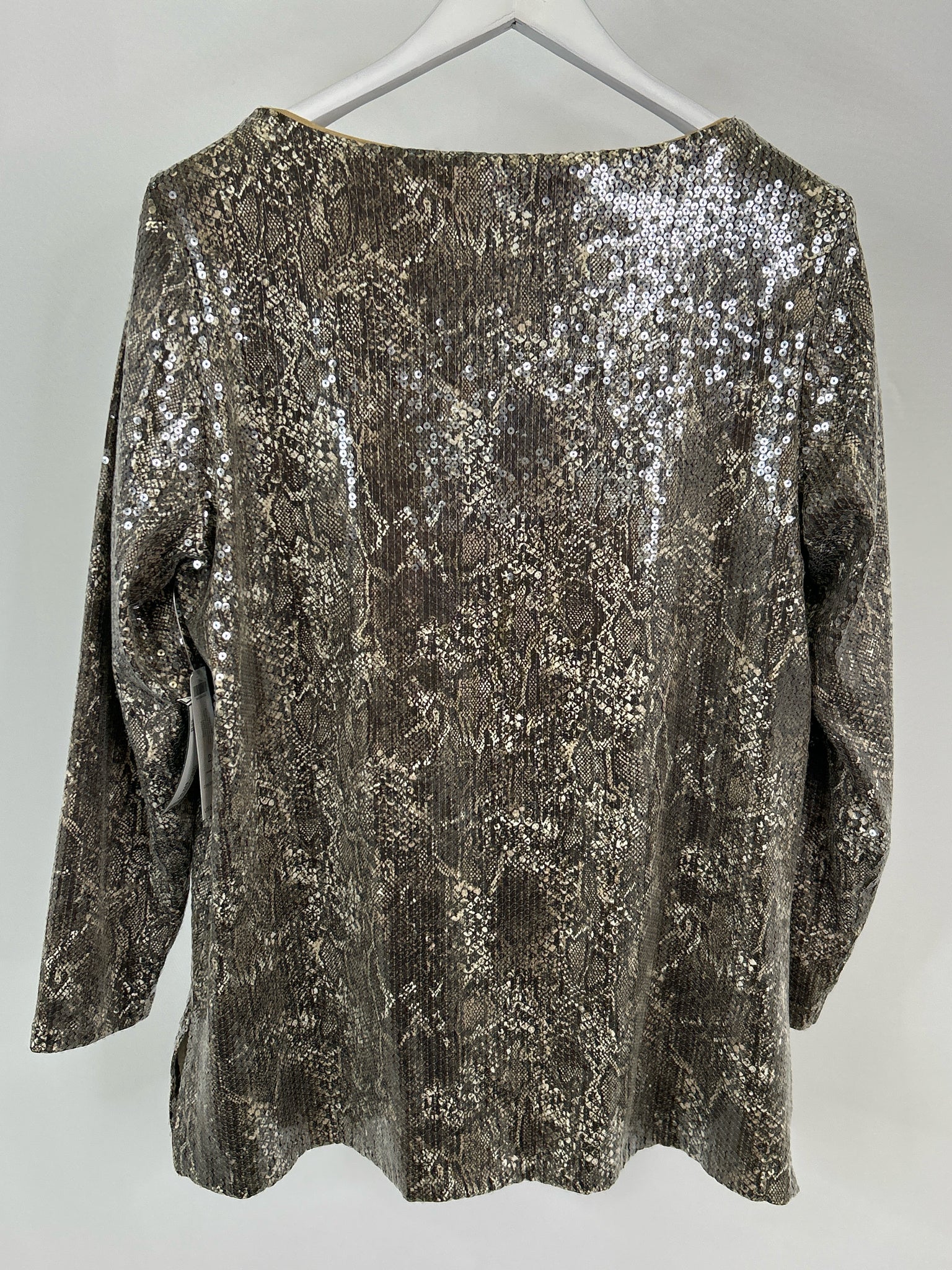 CHICO'S Size 12 Espresso Women Tunic