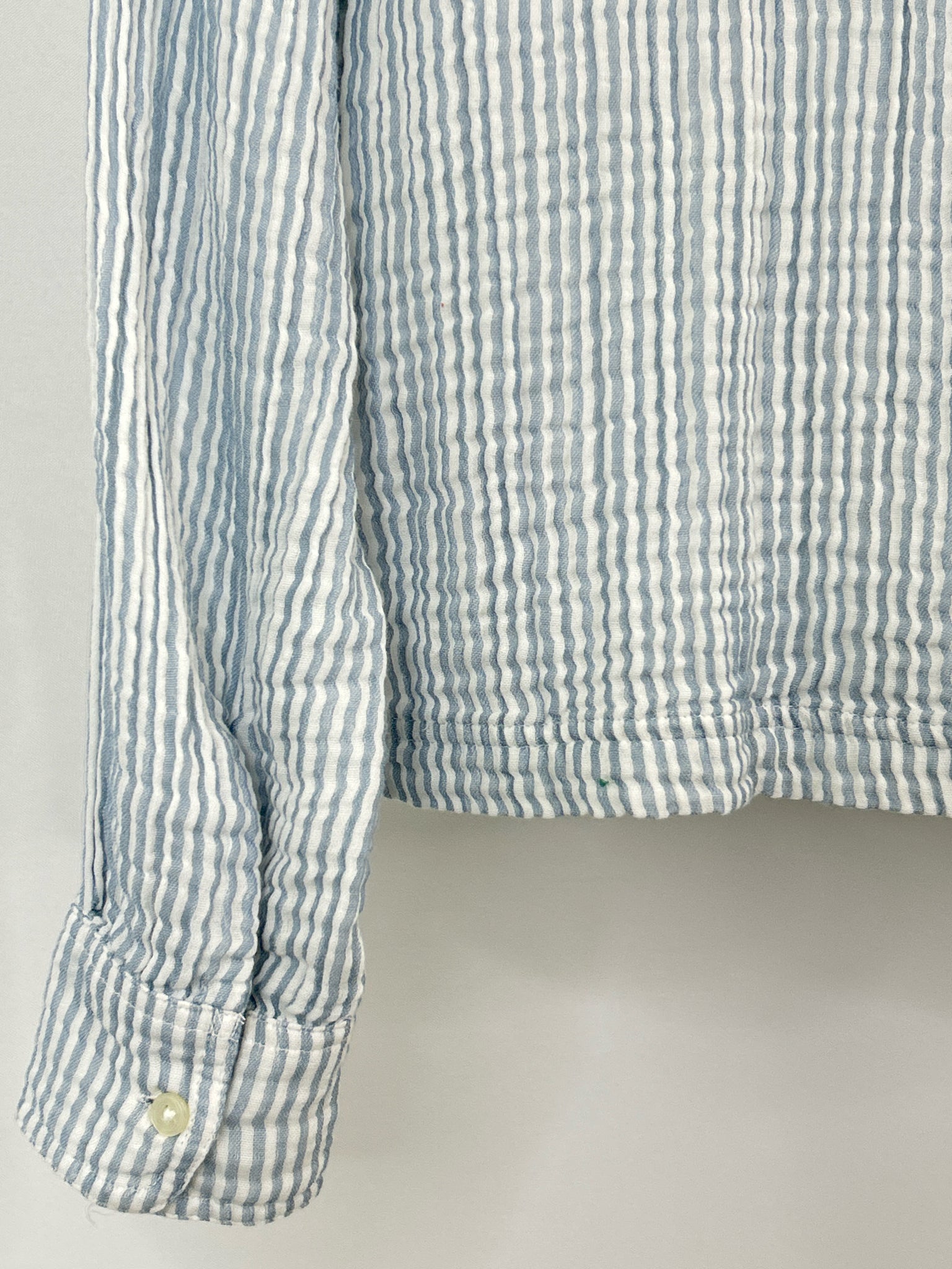 LOU & GREY Size S Blue and White Women Top NWT