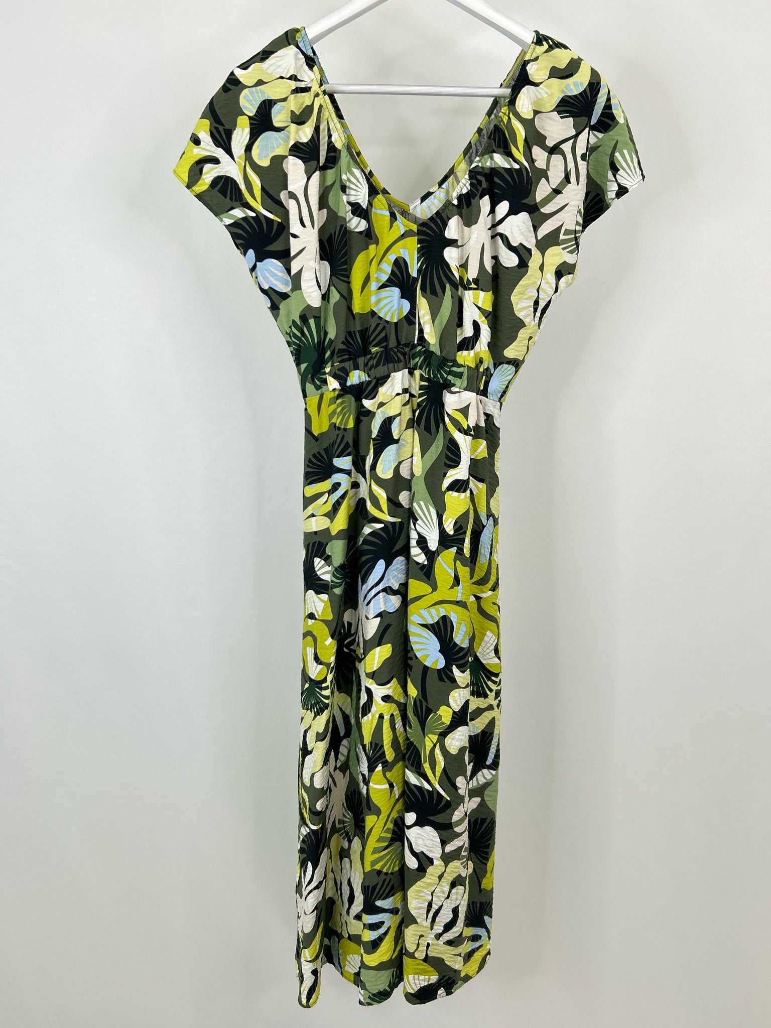 On 34TH Size S Green Print Women Dress