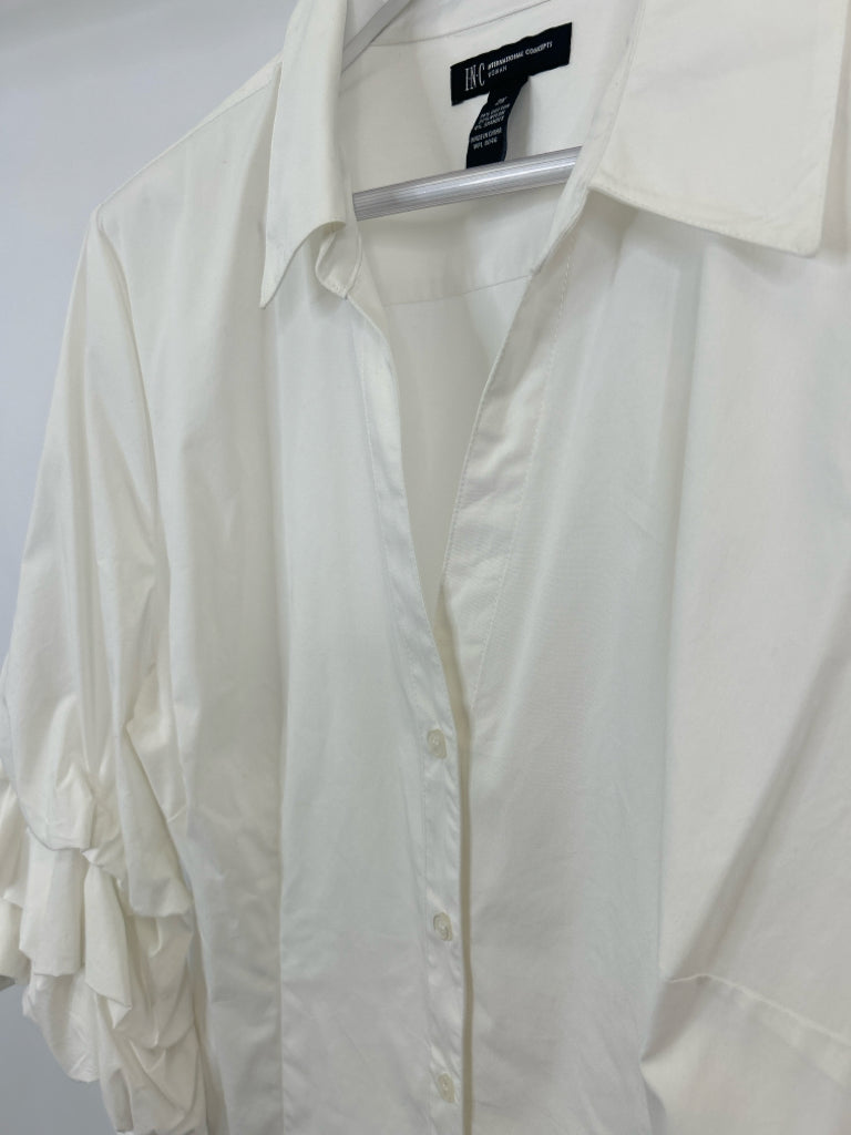 INC Size 2X White Women's Shirt