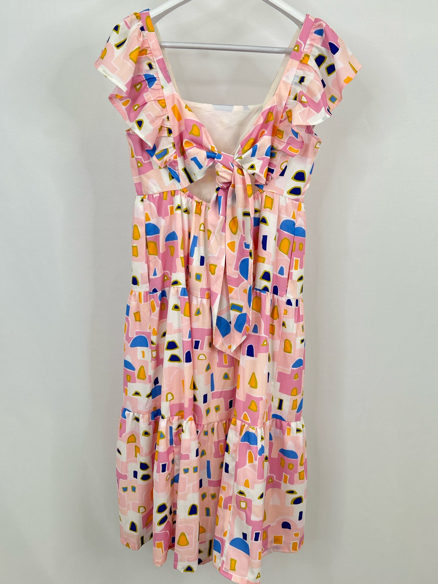 Crosby by Mollie Burch Size XS/S Pink and Blue Women Dress