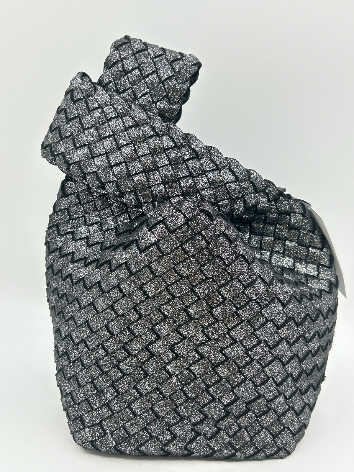 NAGHEDI Black Metallic Women Purse