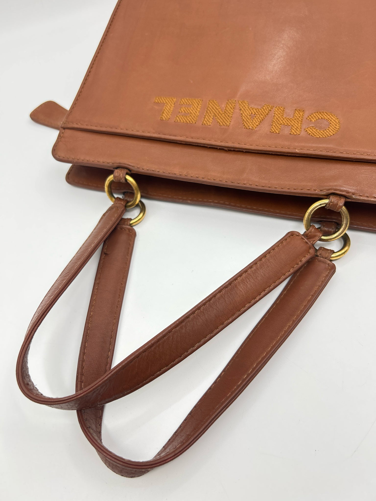 CHANEL Vintage 1998 Brown Women Tote