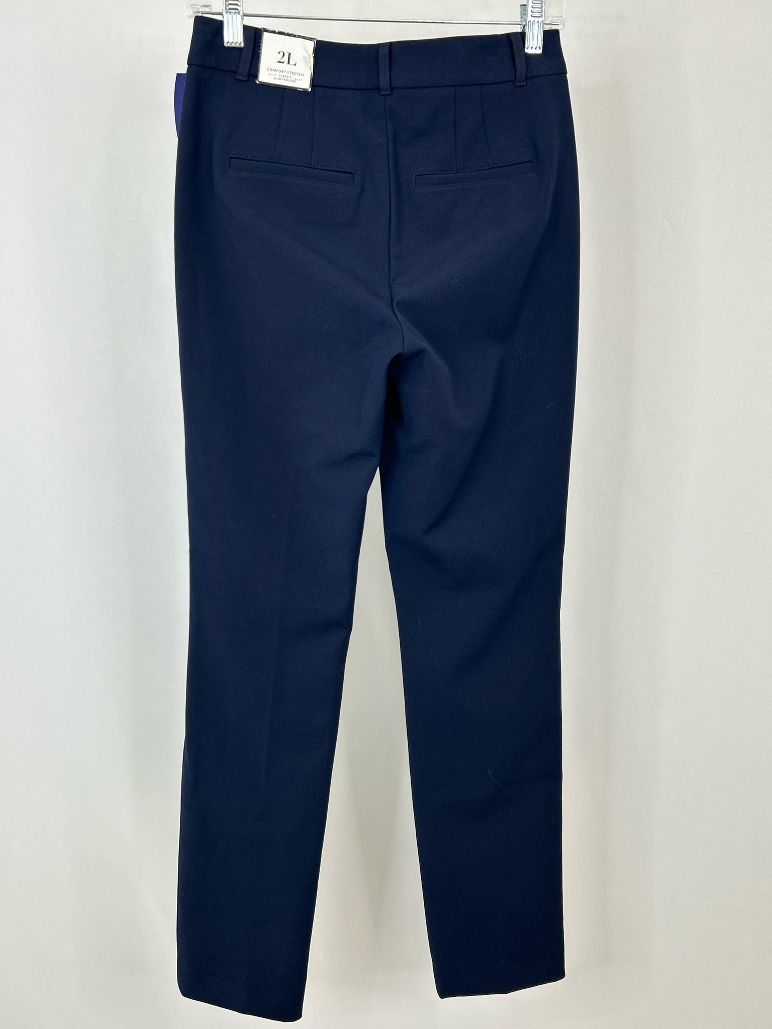 White House Black Market Size 2L Navy Women Pants NWT