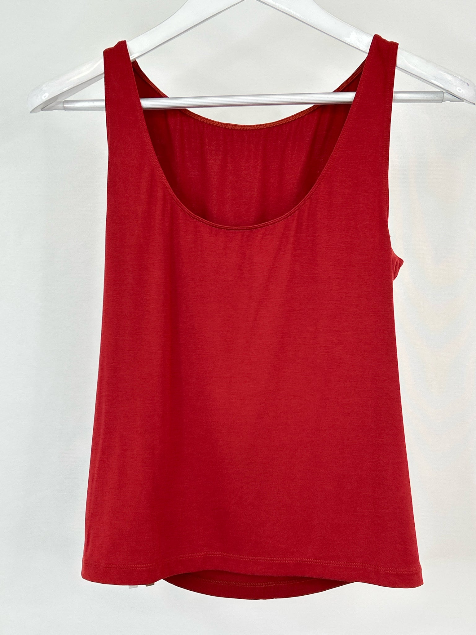 Neiwai X Wolford Size 4 BRICK RED Women Tank Top