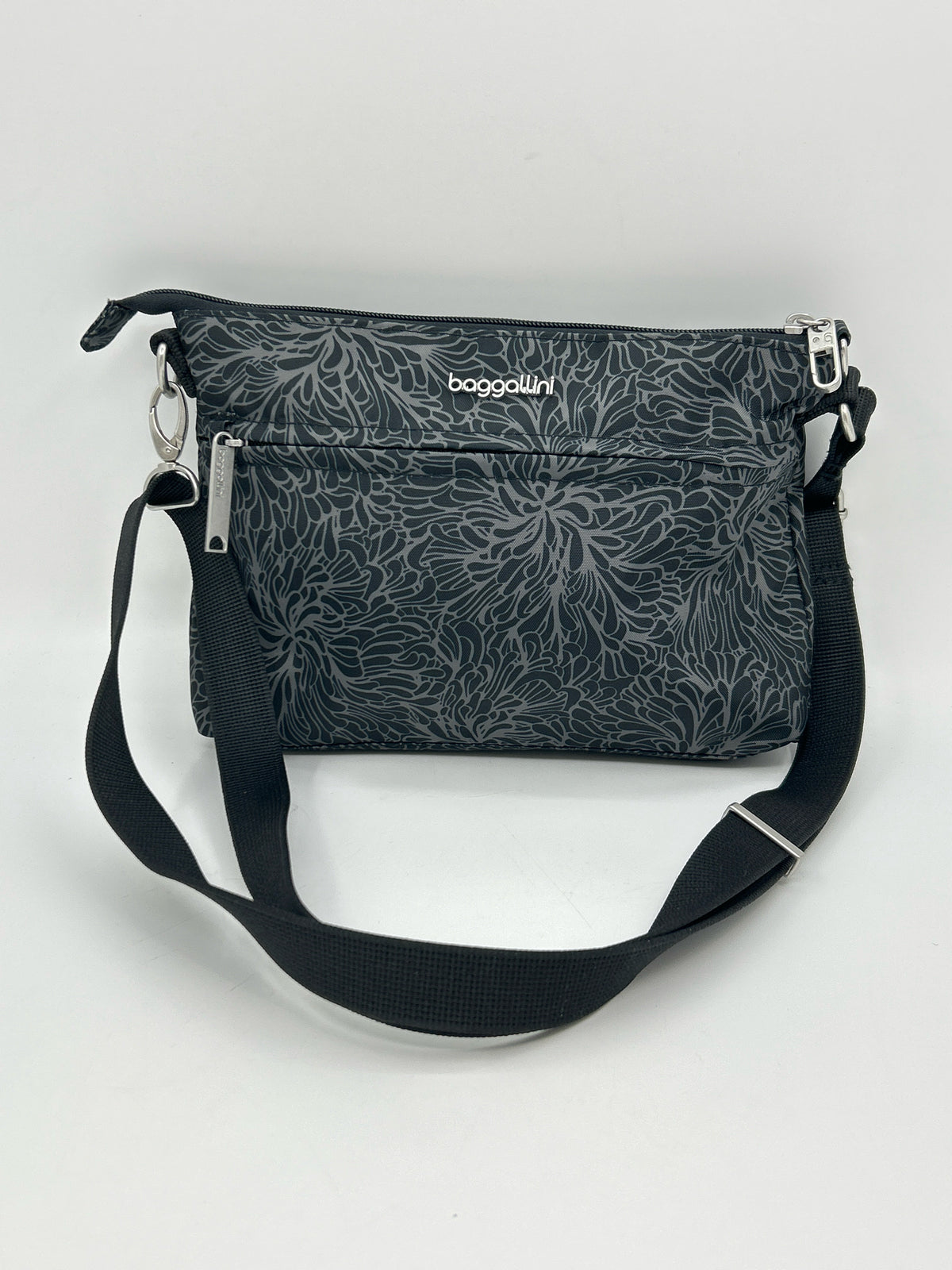 BAGGALLINI GRAY AND BLACK Women Purse