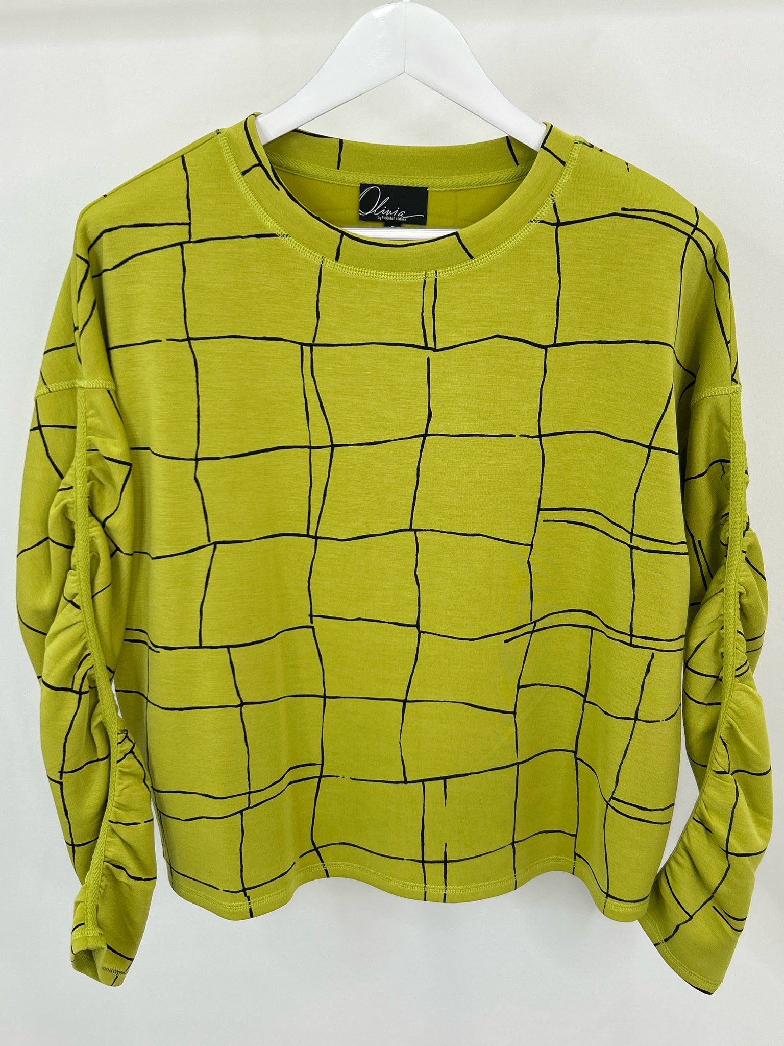 OLIVIA BY HABITAT CLOTHES Size S GREEN AND BLACK Women Pullover