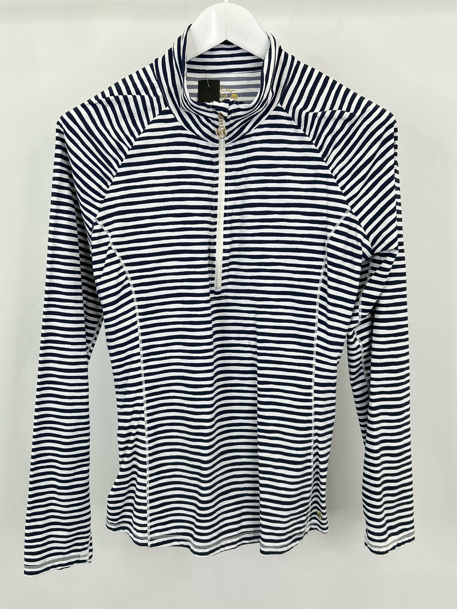 LILLY PULITZER Size XL NAVY STRIPED Women Pullover