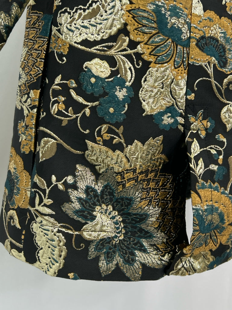 SOFT SURROUNDINGS Women Size PXS Black Print Jacket NWT