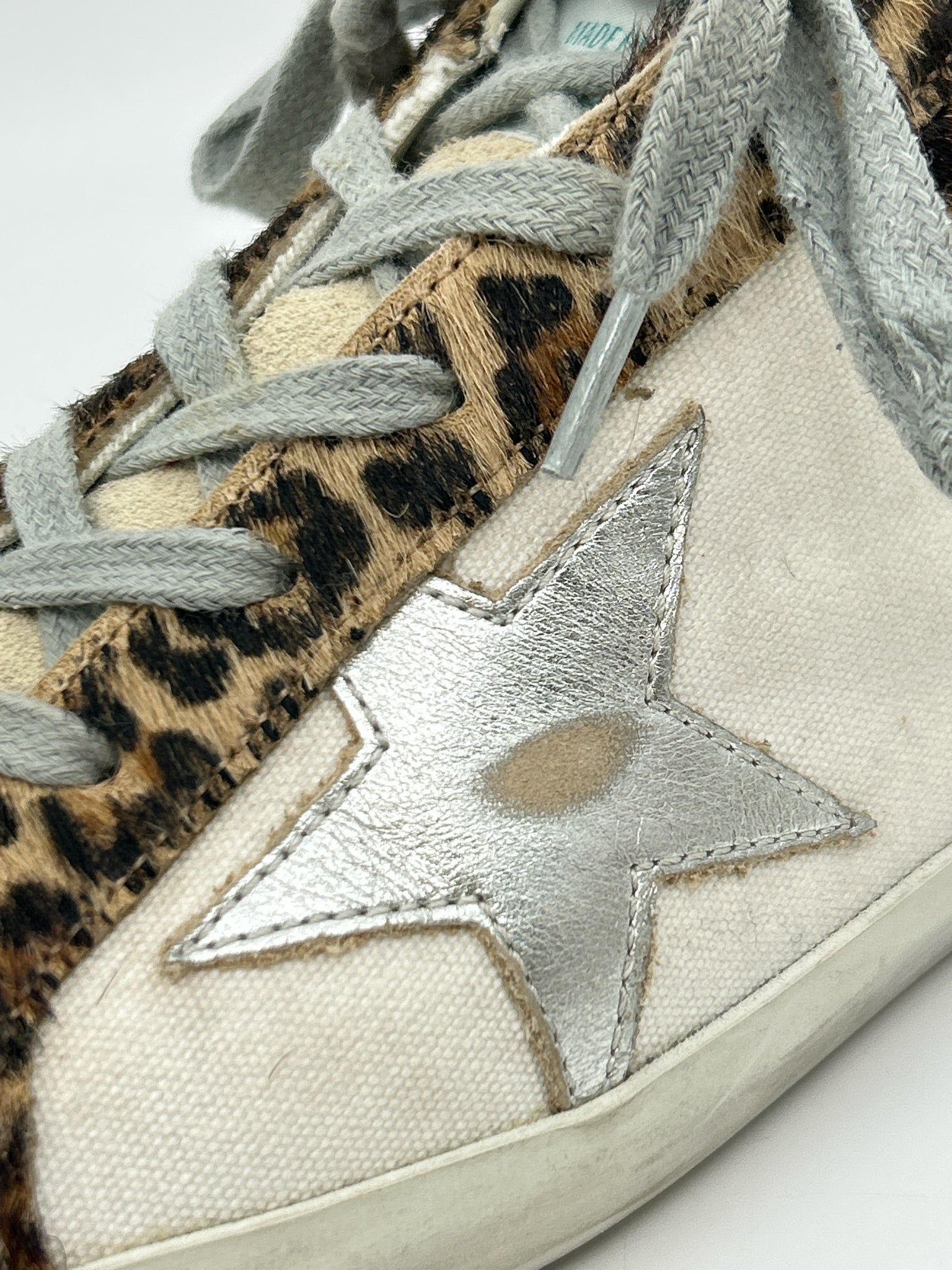 GOLDEN GOOSE Size 38 Animal Print Women Sneakers