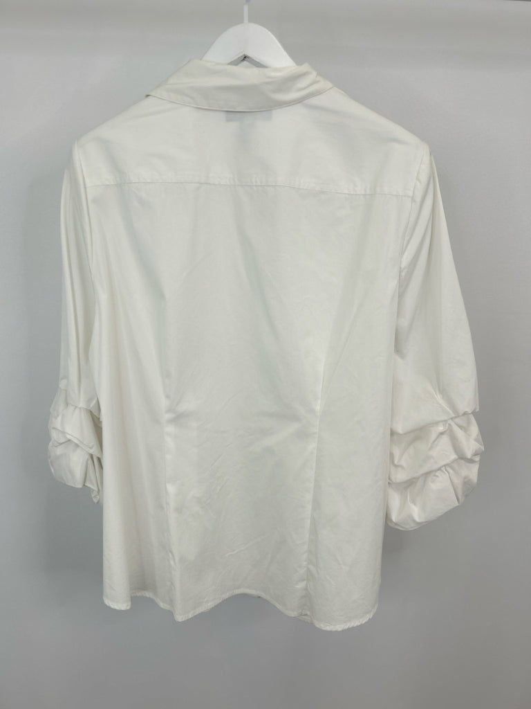 INC Size 2X White Women's Shirt