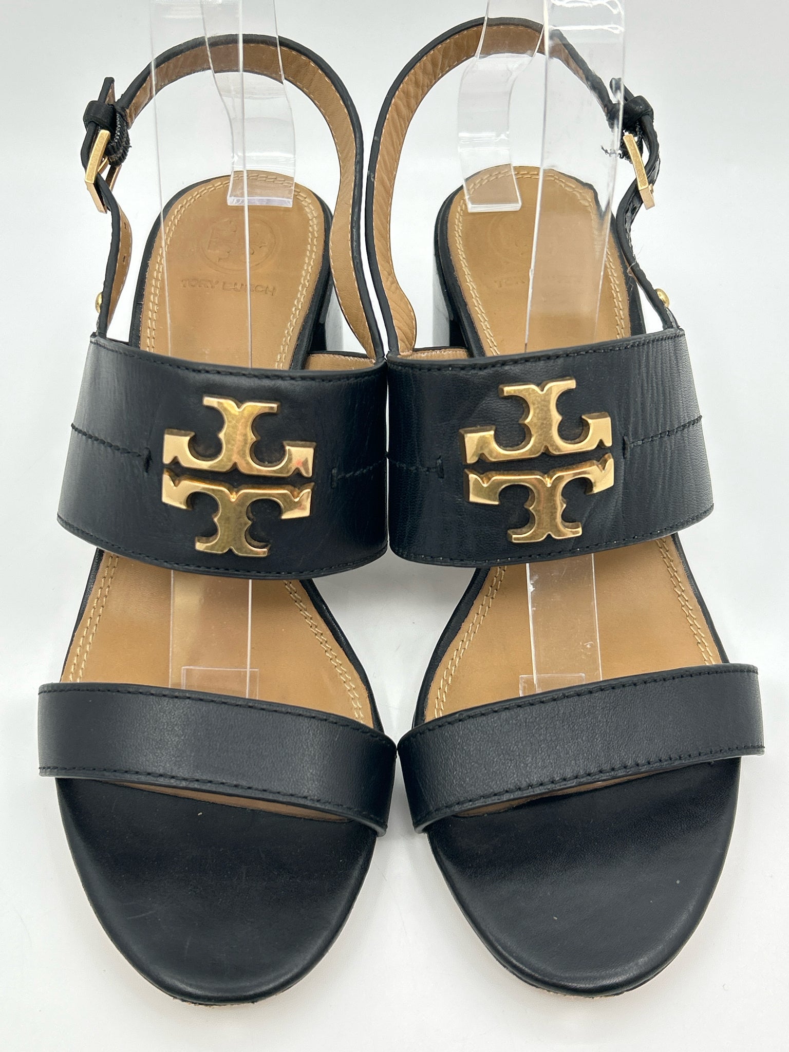 TORY BURCH Size 8.5M Black Women Sandal