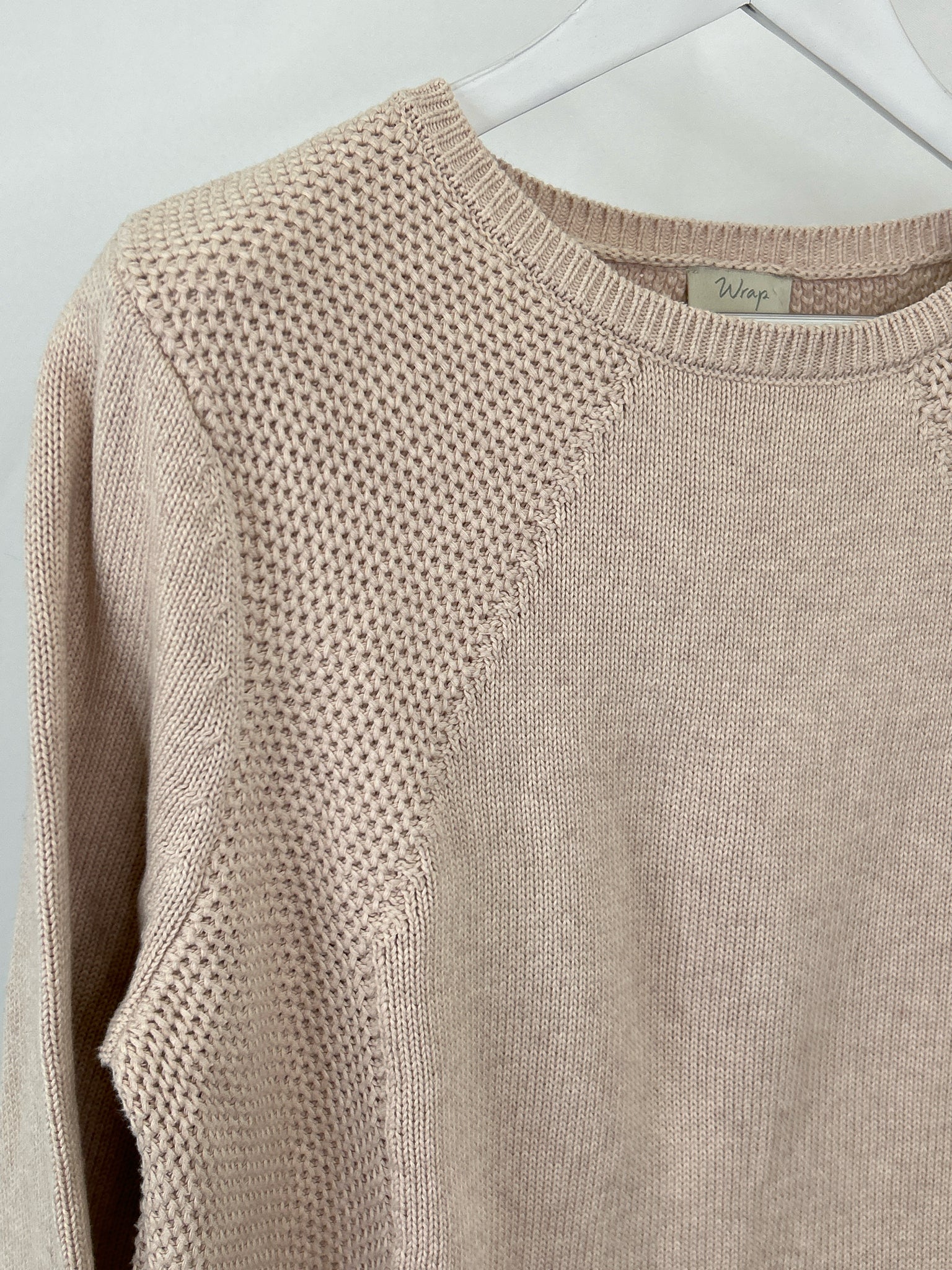 WRAP LONDON Size 16 BLUSH Women Sweater