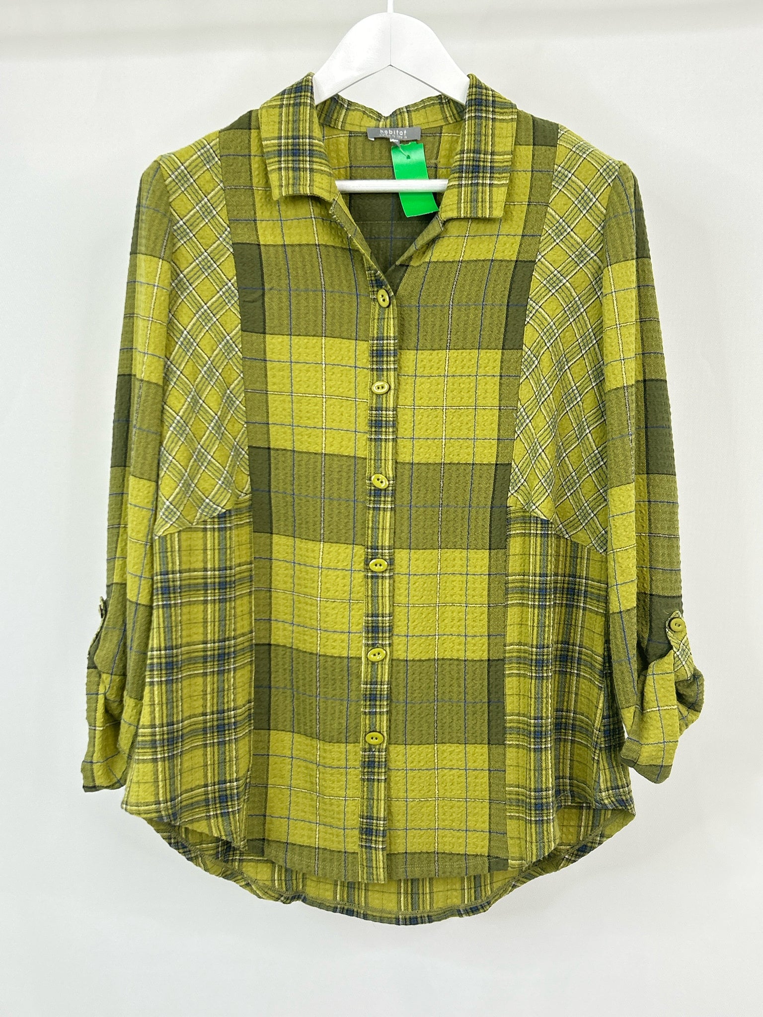 HABITAT Size S Lime Green Women Blouse